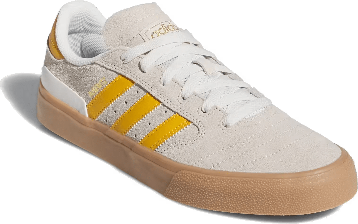 adidas Busenitz Vulc II Crystal White Preloved Yellow Gold Metallic