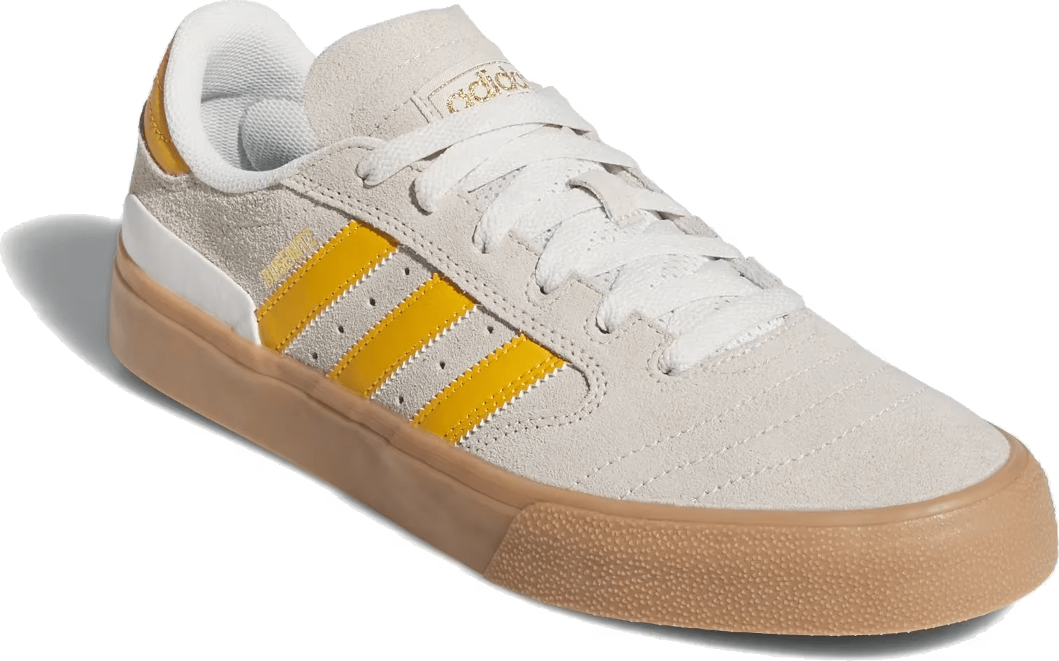 adidas Busenitz Vulc II Crystal White Preloved Yellow Gold Metallic
