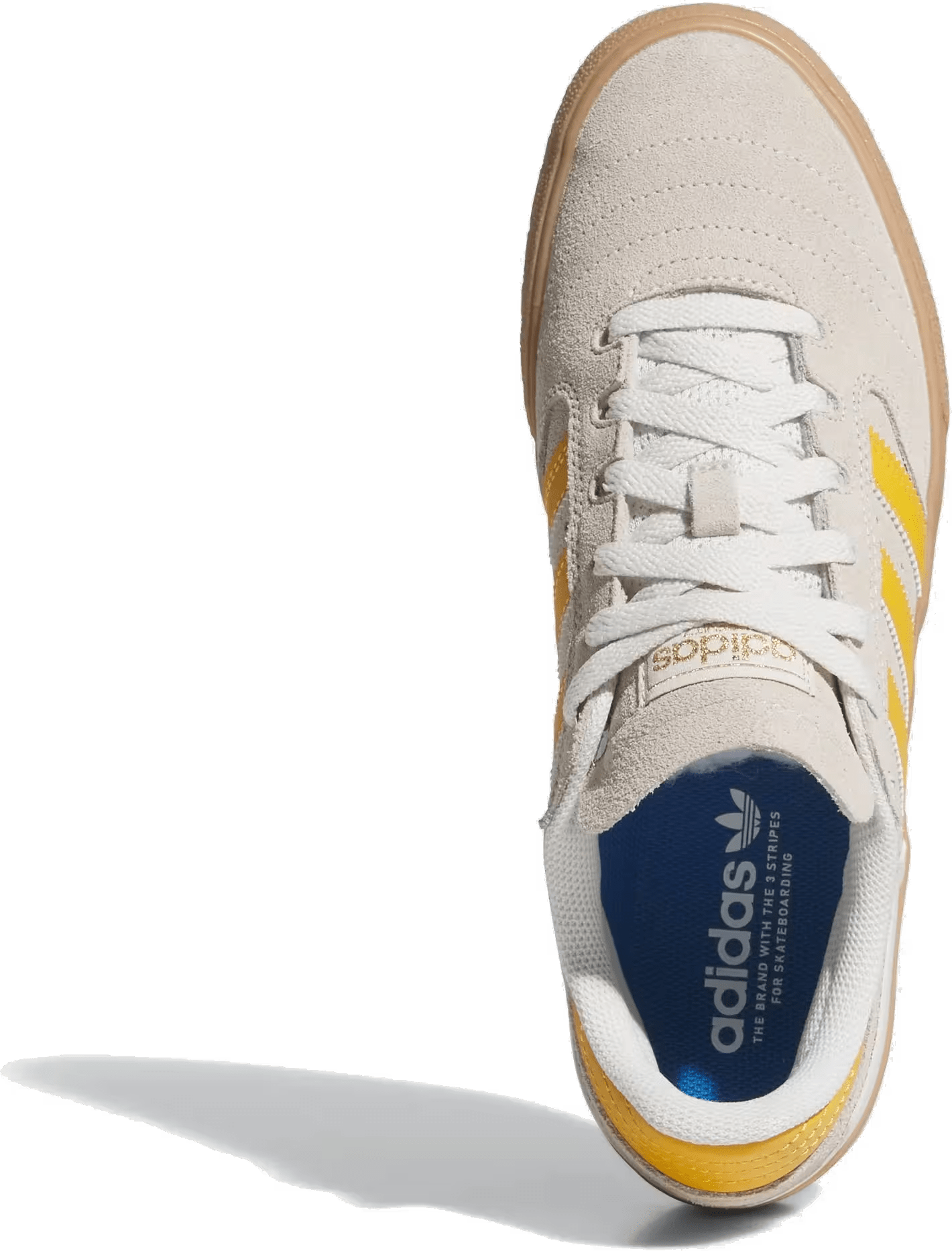adidas Busenitz Vulc II Crystal White Preloved Yellow Gold Metallic