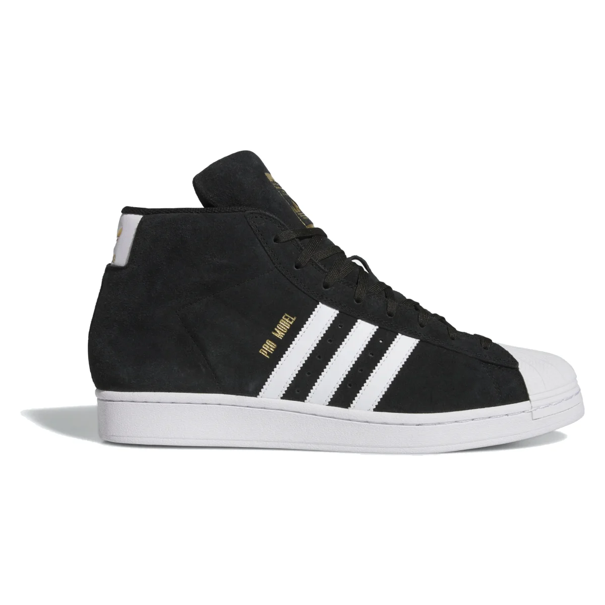 adidas Pro Model Core Black Cloud White Gold Metallic
