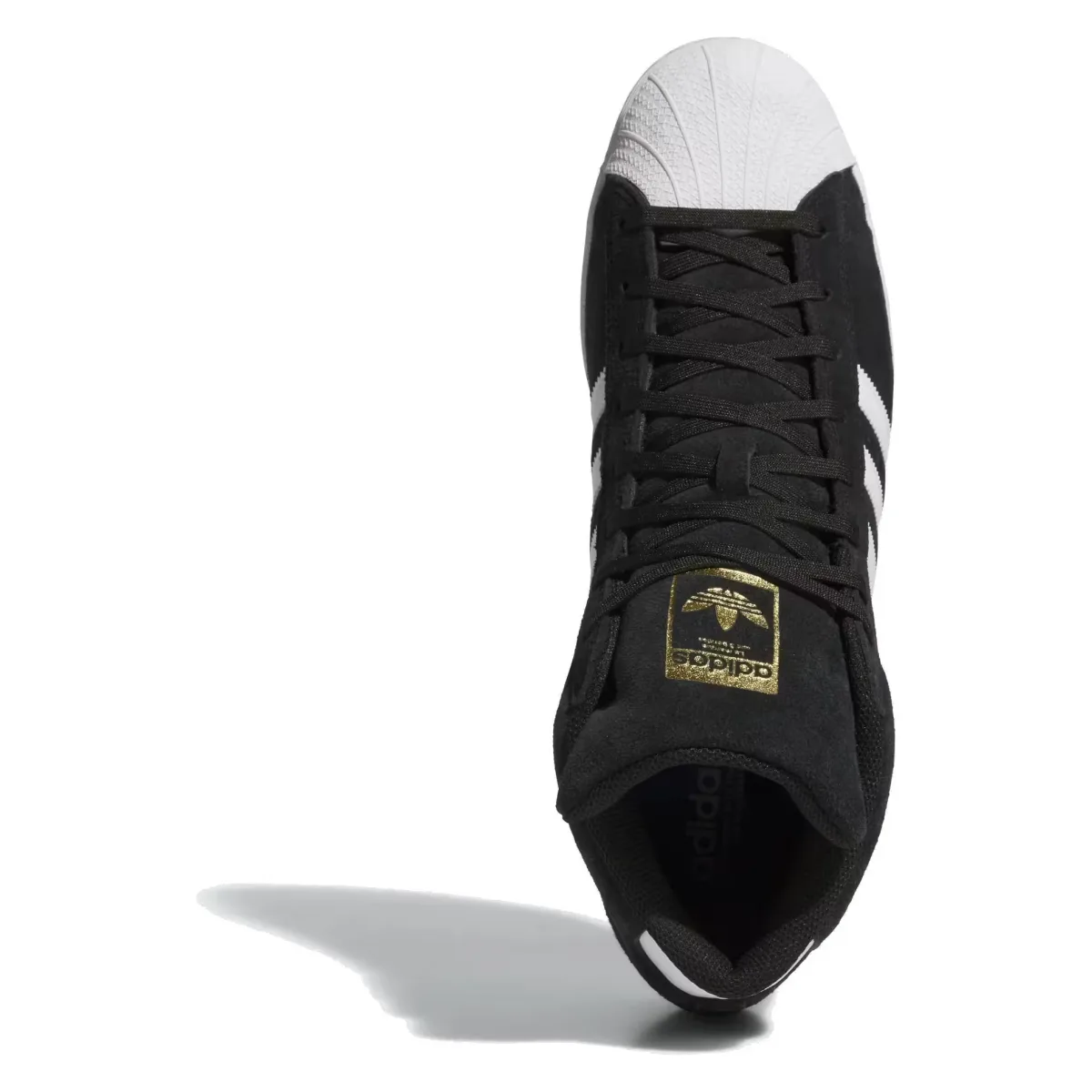 adidas Pro Model Core Black Cloud White Gold Metallic