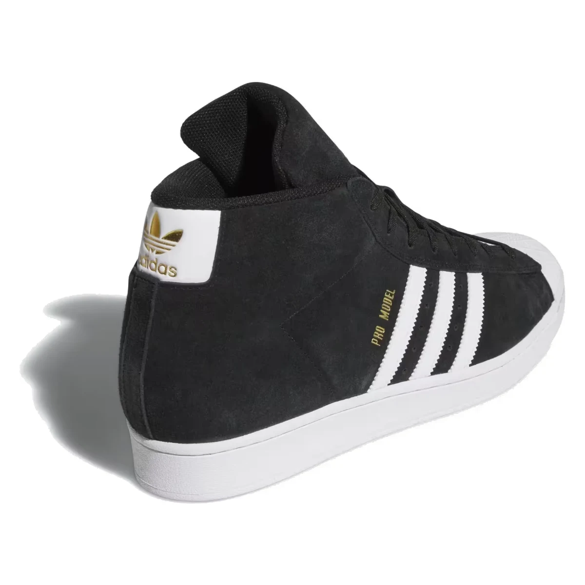 adidas Pro Model Core Black Cloud White Gold Metallic
