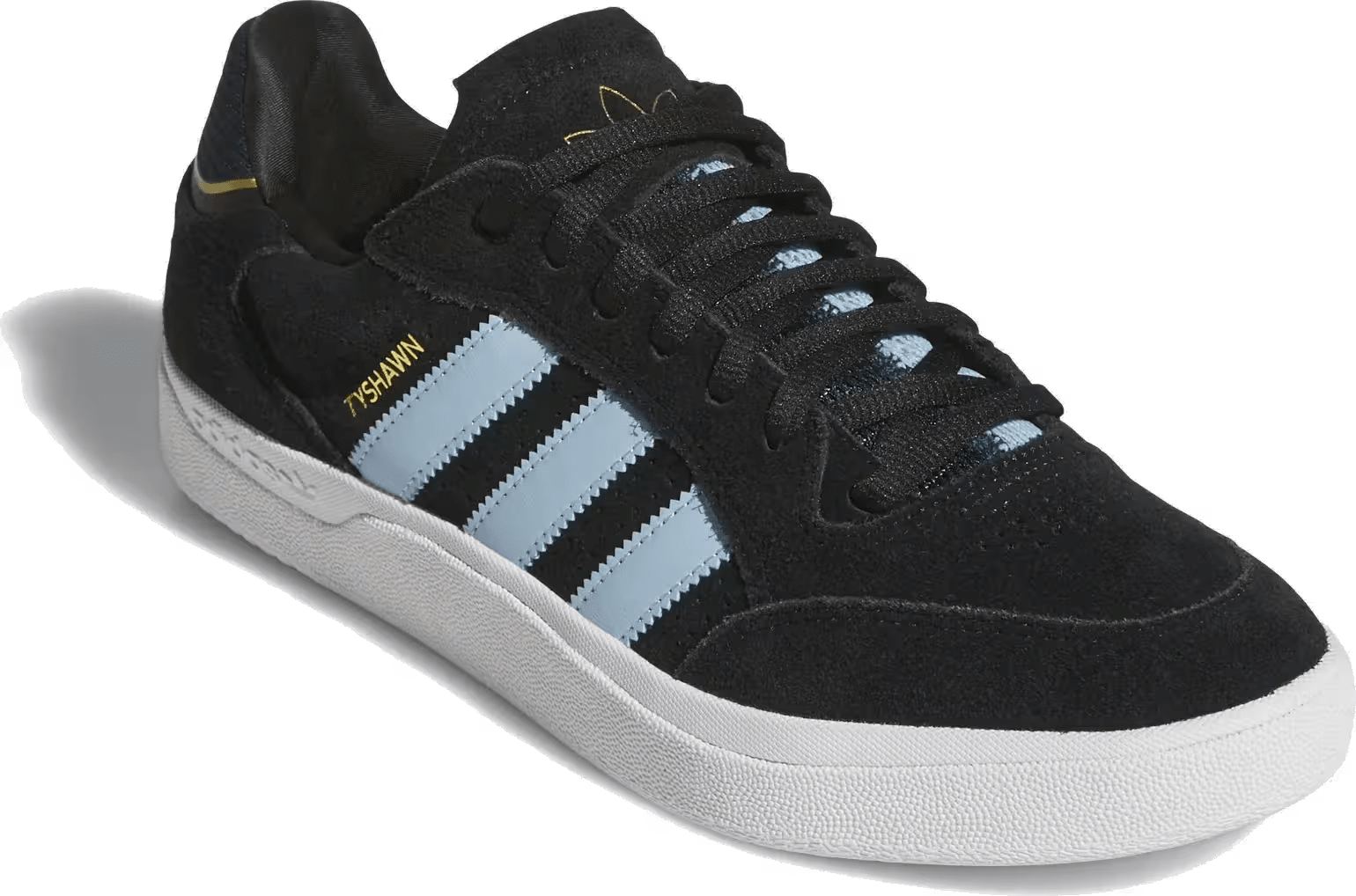 adidas Tyshawn Low Core Black Clear Sky Collegiate Navy