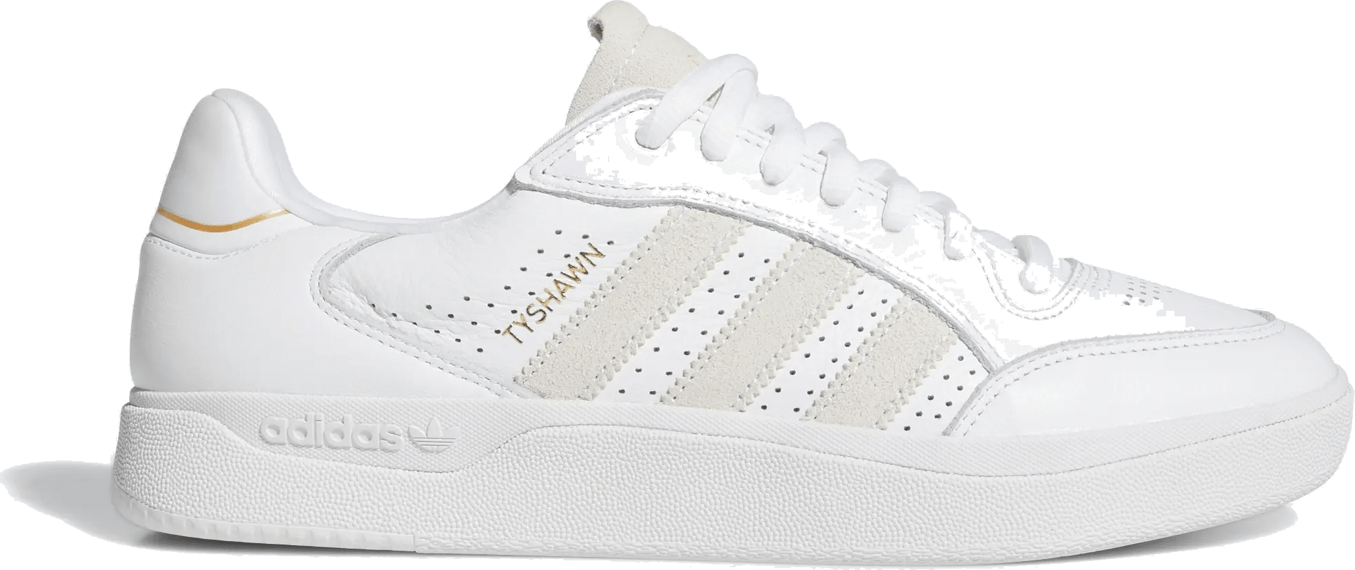 adidas Tyshawn Low Cloud White Gold Metallic