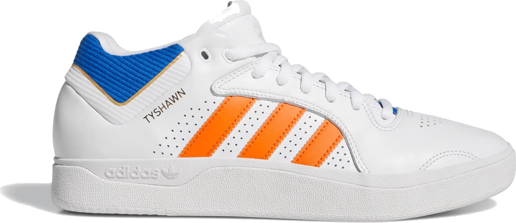 adidas Tyshawn Cloud White Orange Blue Bird
