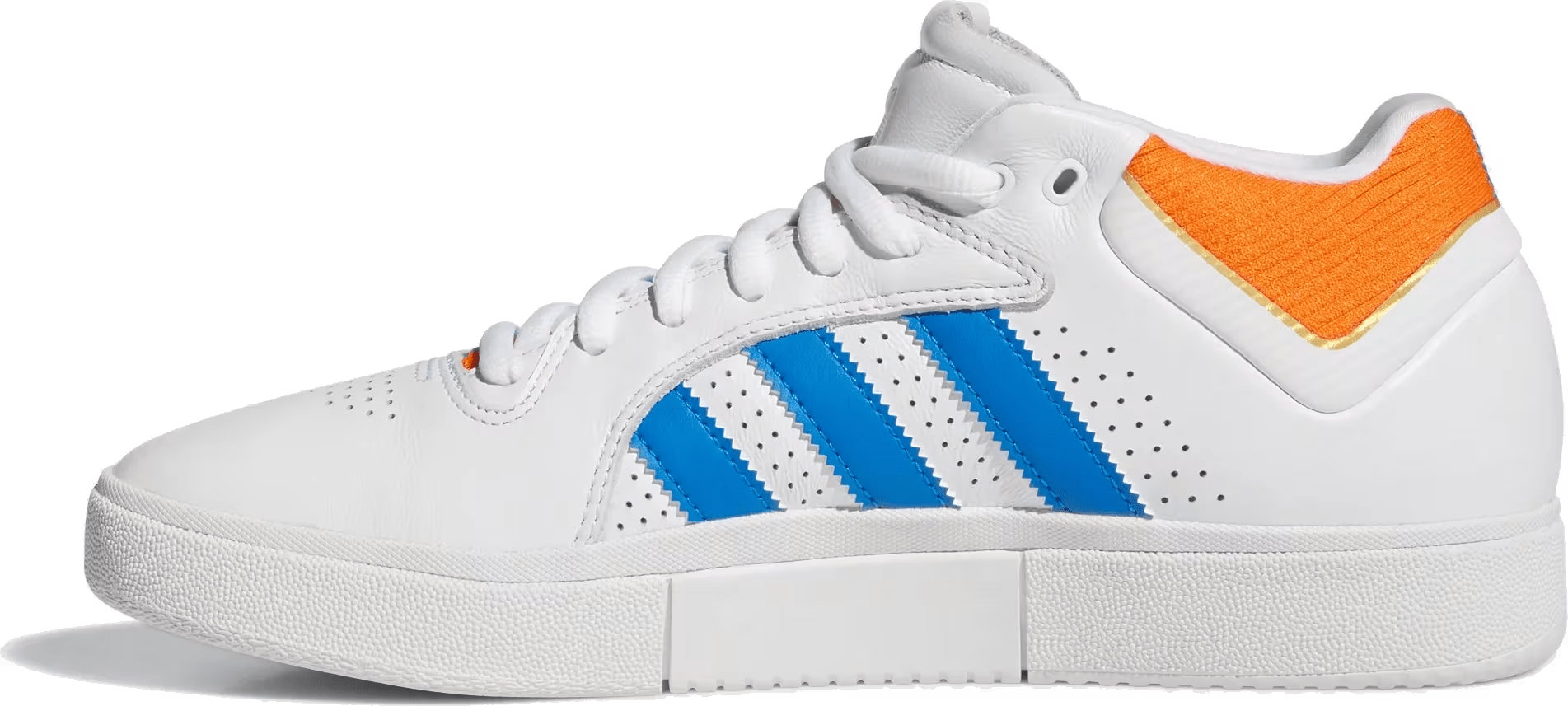 adidas Tyshawn Cloud White Orange Blue Bird