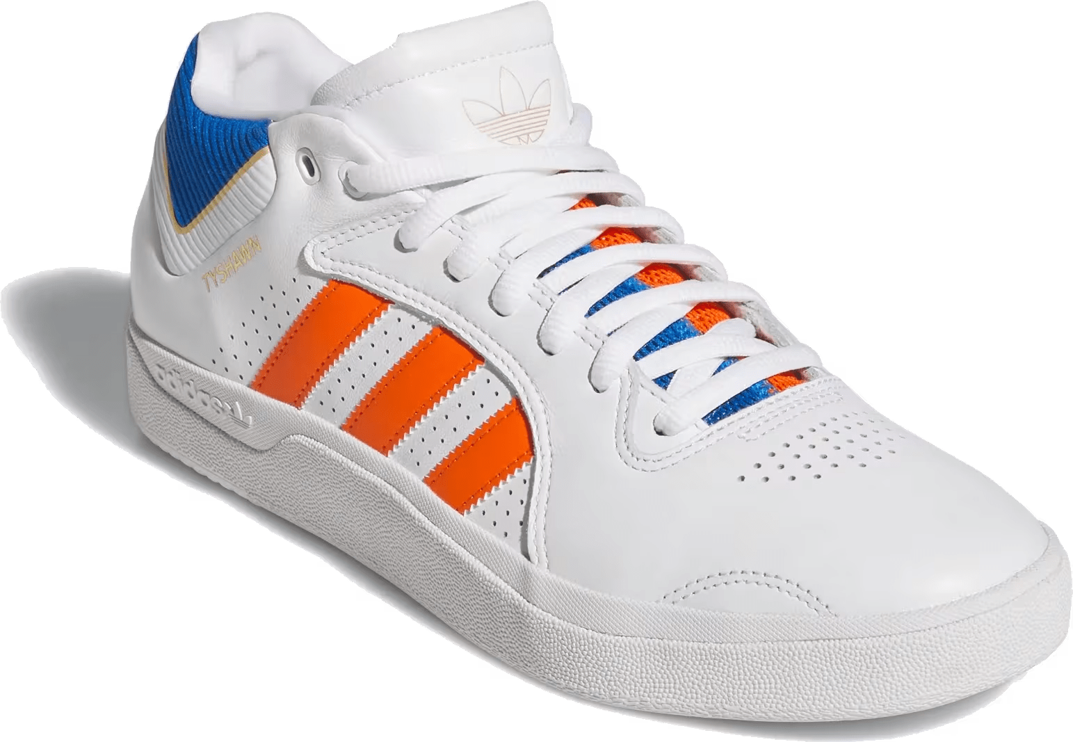 adidas Tyshawn Cloud White Orange Blue Bird
