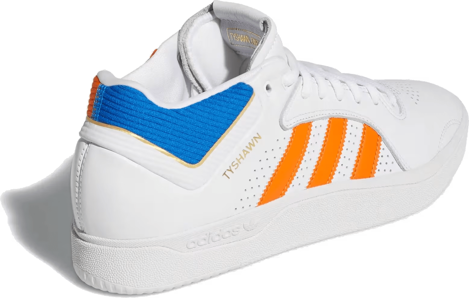 adidas Tyshawn Cloud White Orange Blue Bird