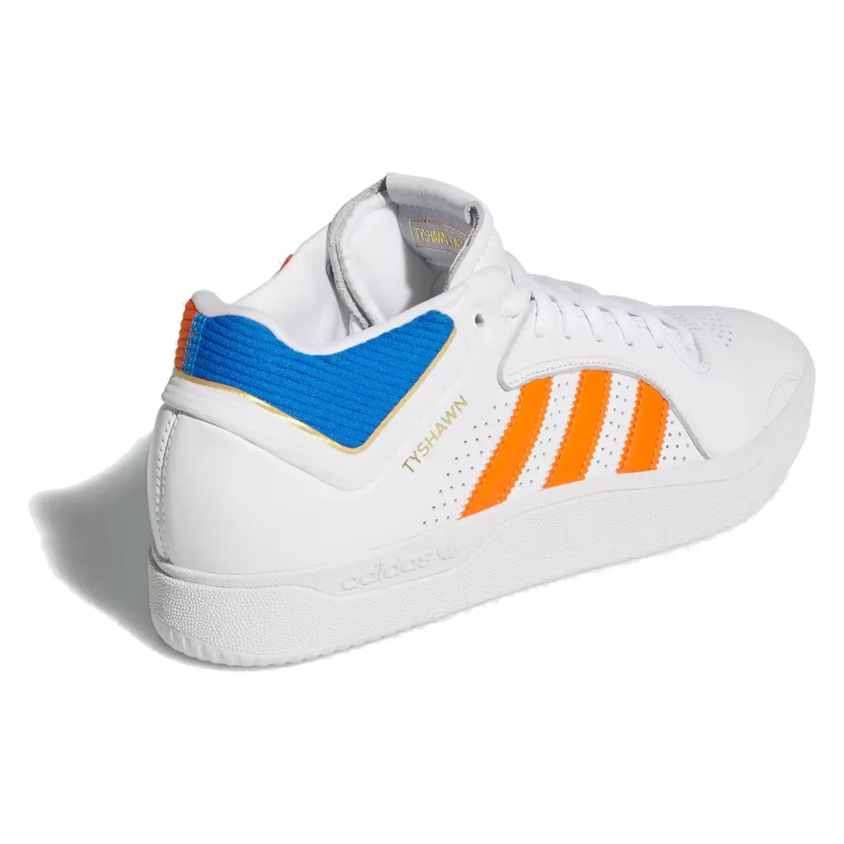adidas Tyshawn Cloud White Orange Blue Bird