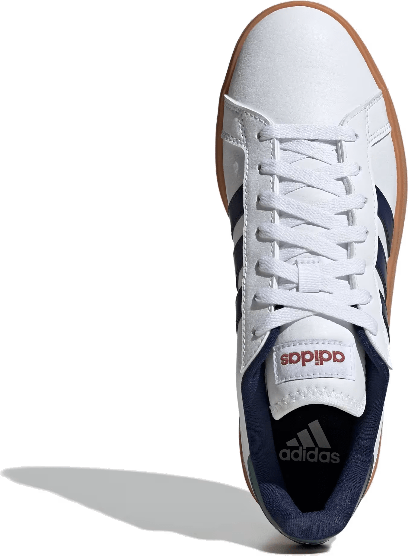 adidas Grand Court Base 2.0 Cloud White Dark Blue Collegiate Green