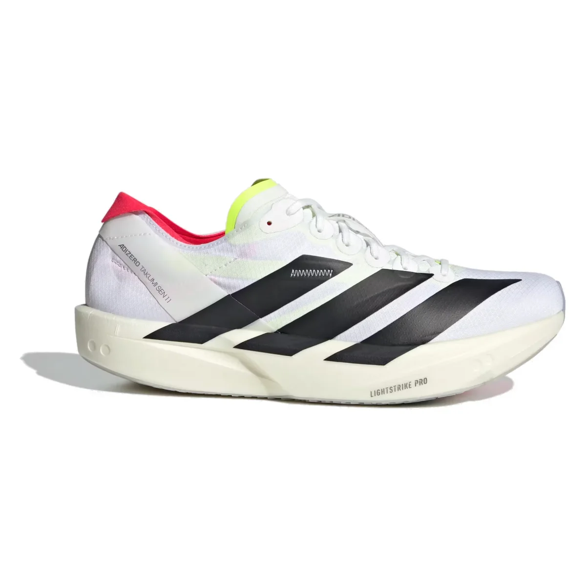 adidas Adizero Takumi Sen 11 Cloud White Core Black Lucid Red