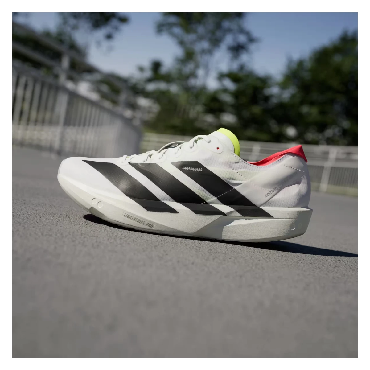 adidas Adizero Takumi Sen 11 Cloud White Core Black Lucid Red