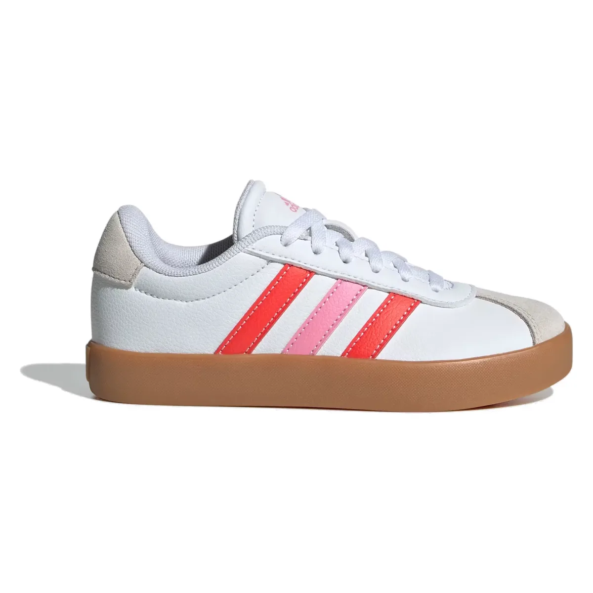 adidas VL Court 3.0 Cloud White Bright Red Bliss Pink (GS)