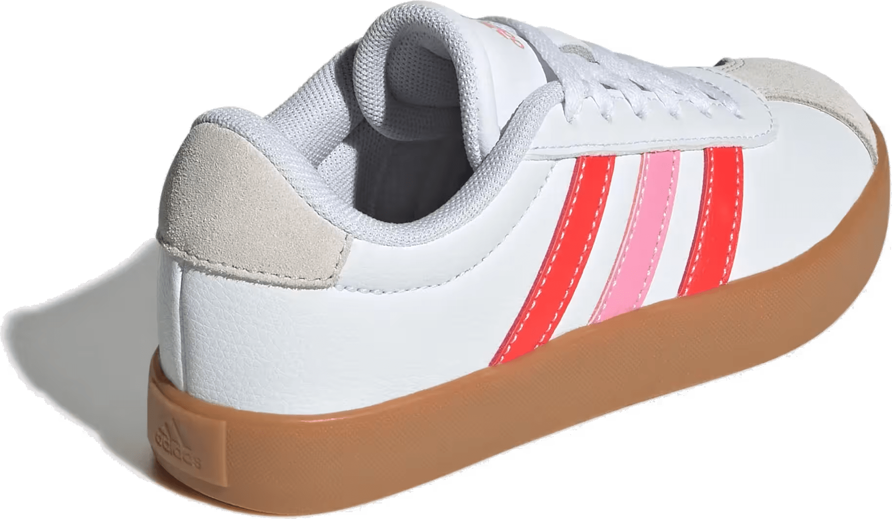 adidas VL Court 3.0 Cloud White Bright Red Bliss Pink (GS)