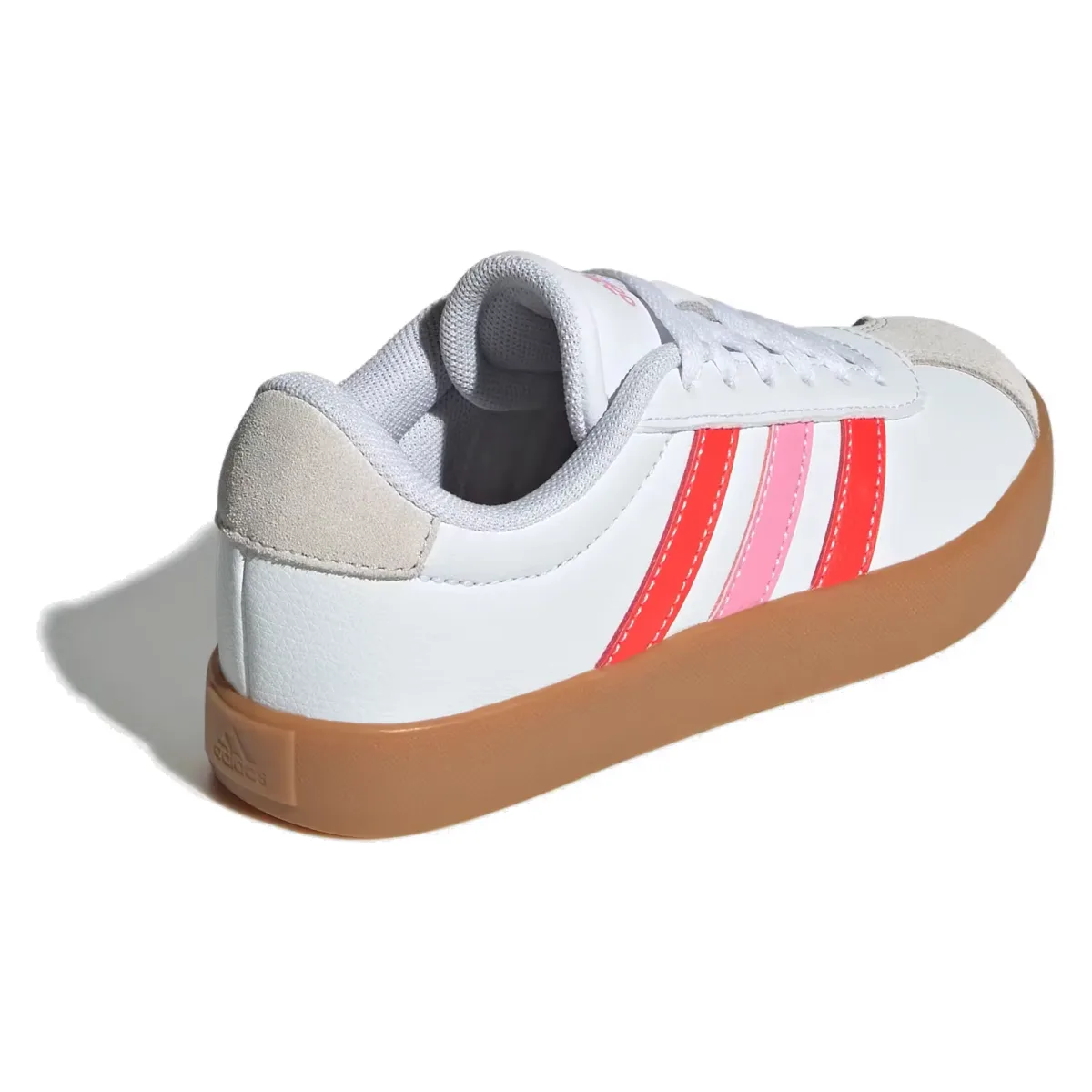 adidas VL Court 3.0 Cloud White Bright Red Bliss Pink (GS)