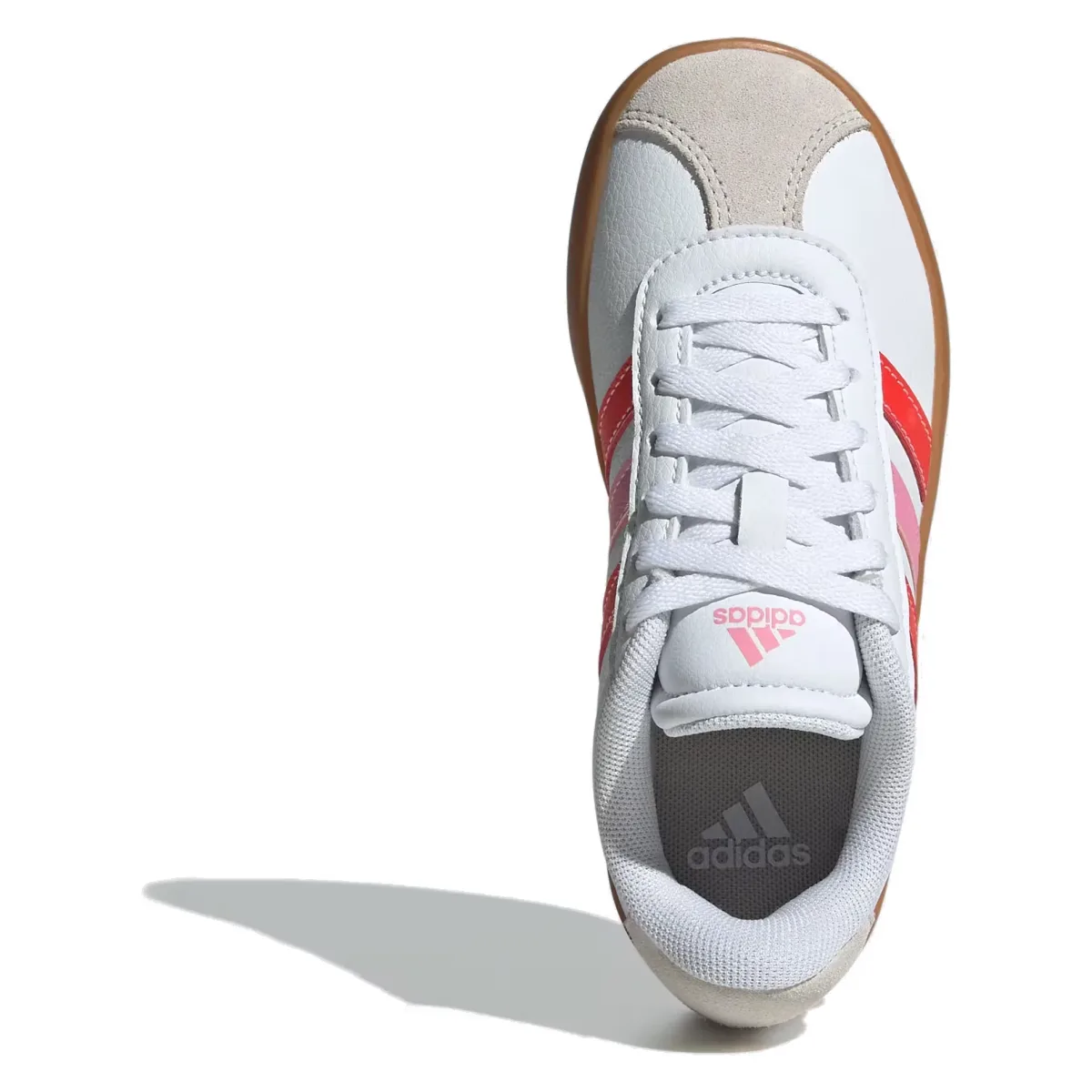 adidas VL Court 3.0 Cloud White Bright Red Bliss Pink (GS)