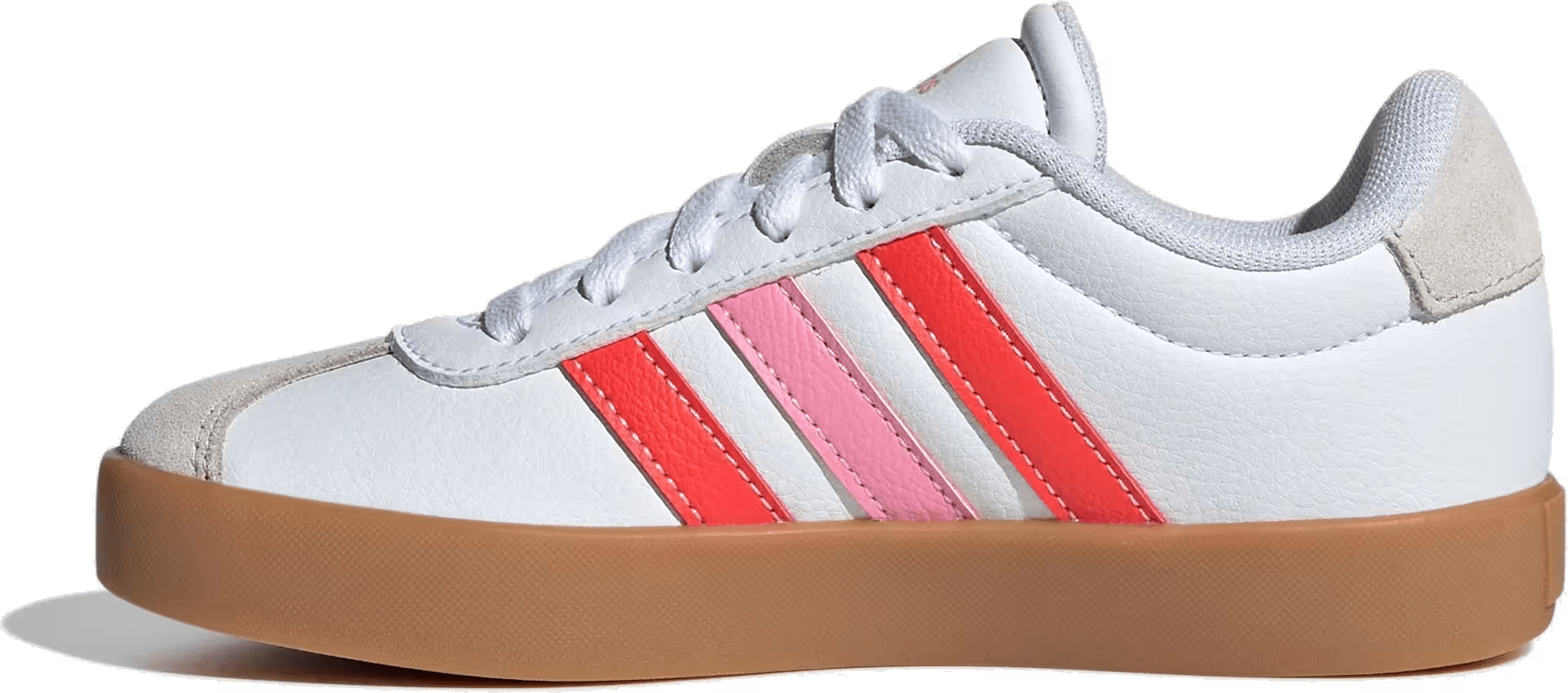 adidas VL Court 3.0 Cloud White Bright Red Bliss Pink (GS)