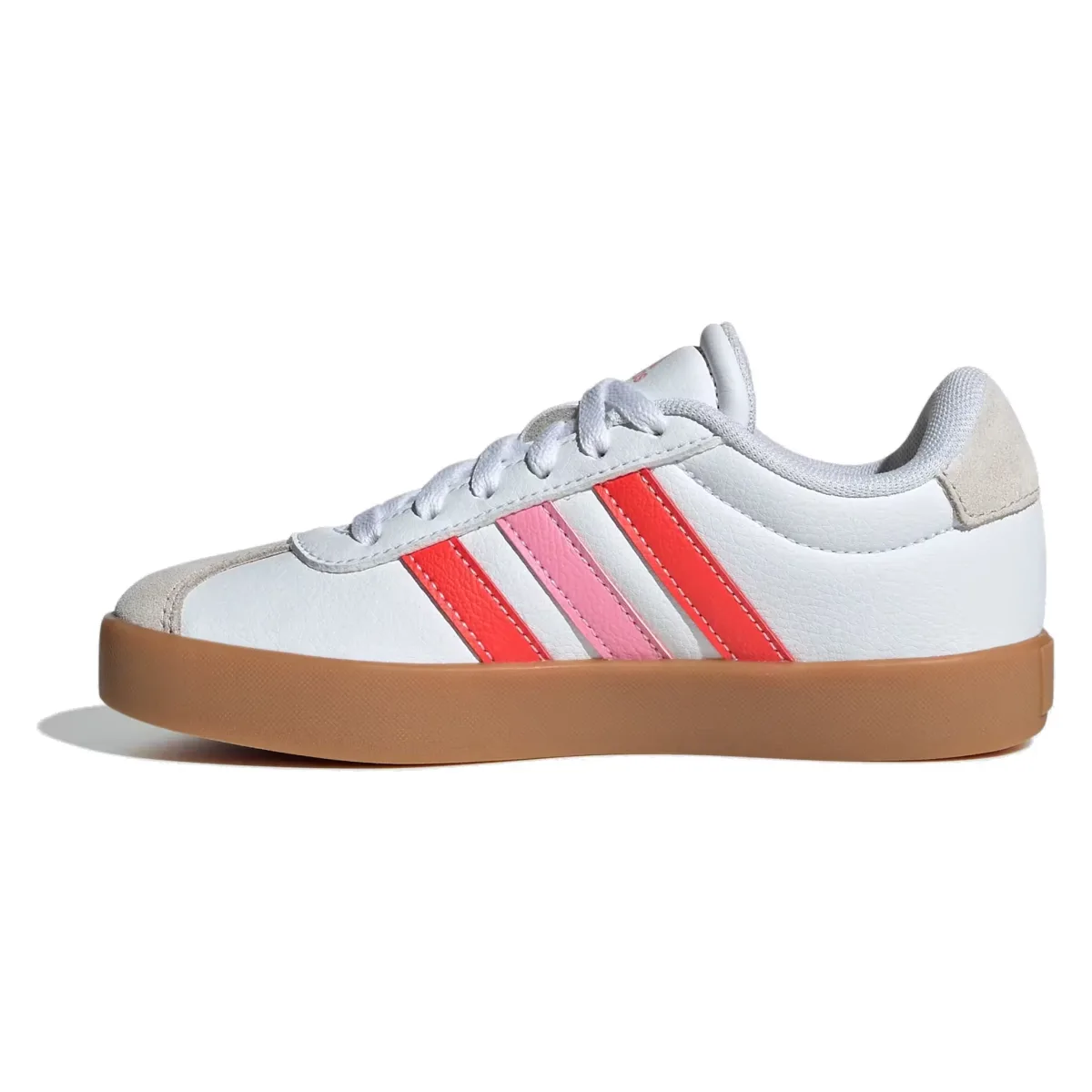 adidas VL Court 3.0 Cloud White Bright Red Bliss Pink (GS)