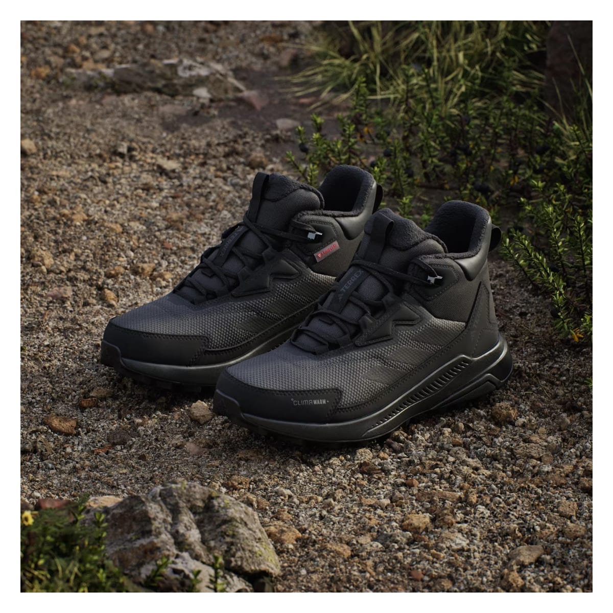 adidas Terrex Anylander Climawarm+ Carbon Core Black Grey Six (Women's)