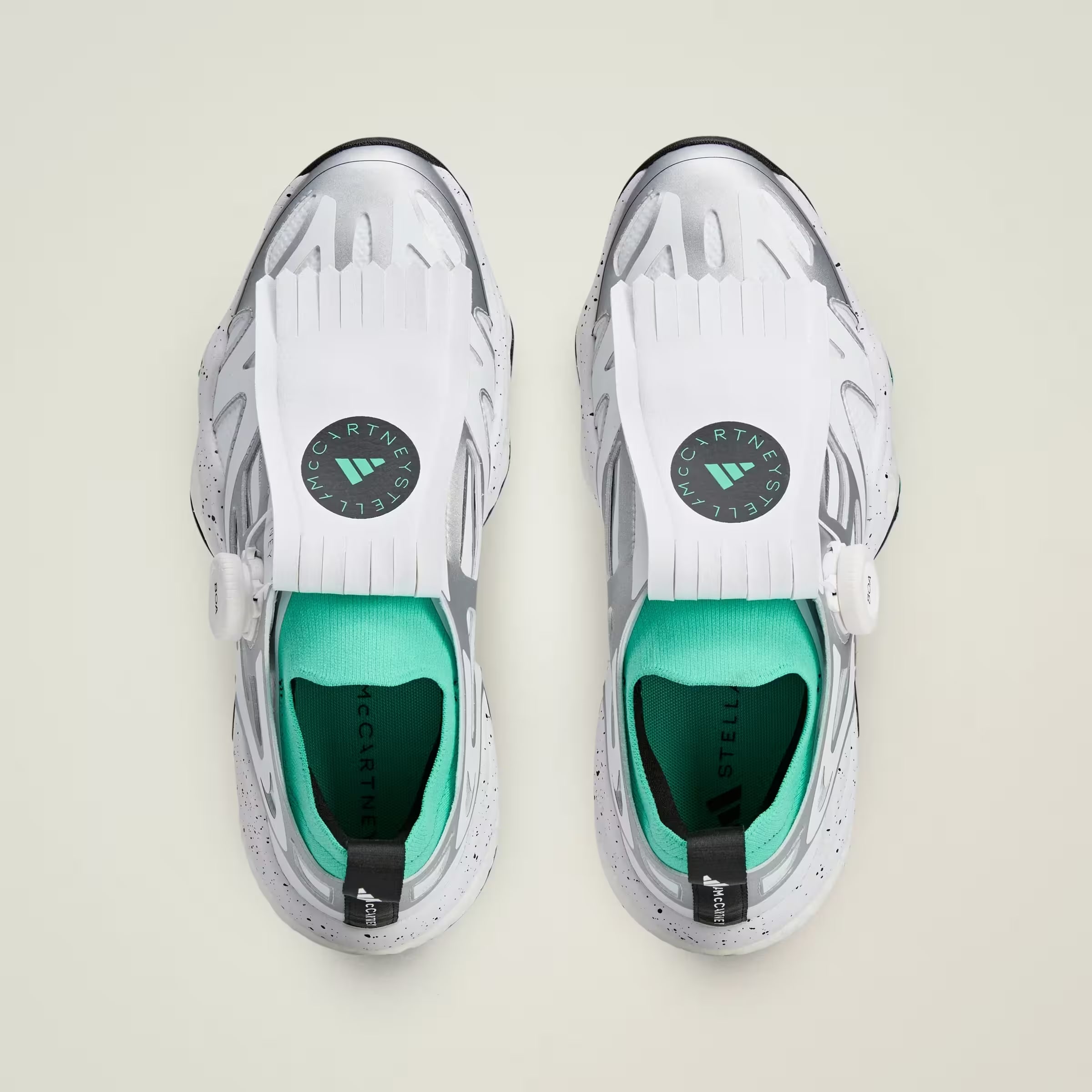 adidas Codechaos BOA by Stella McCartney Core White Bright Green Silver Metallic (Women's)