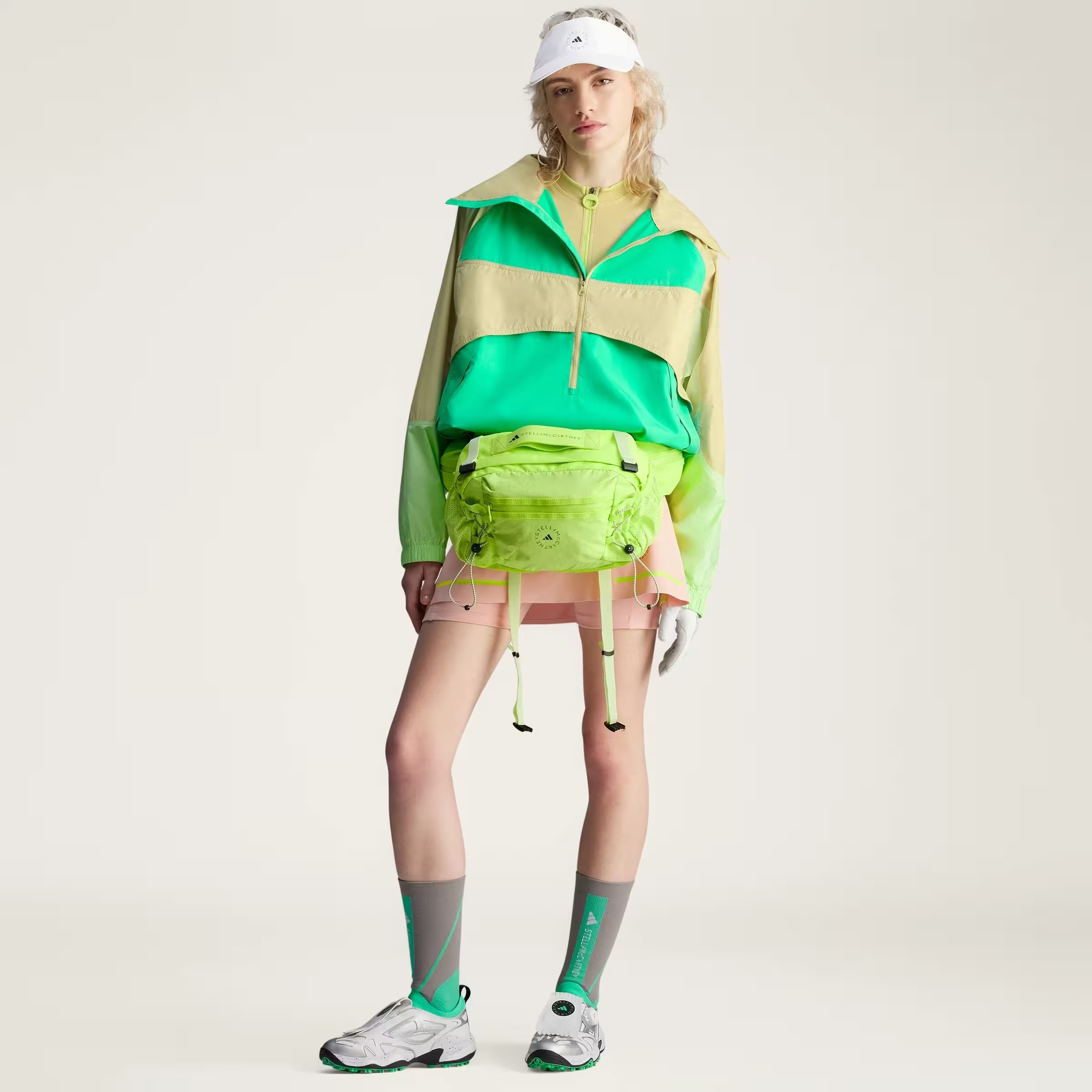 adidas Codechaos BOA by Stella McCartney Core White Bright Green Silver Metallic (Women's)