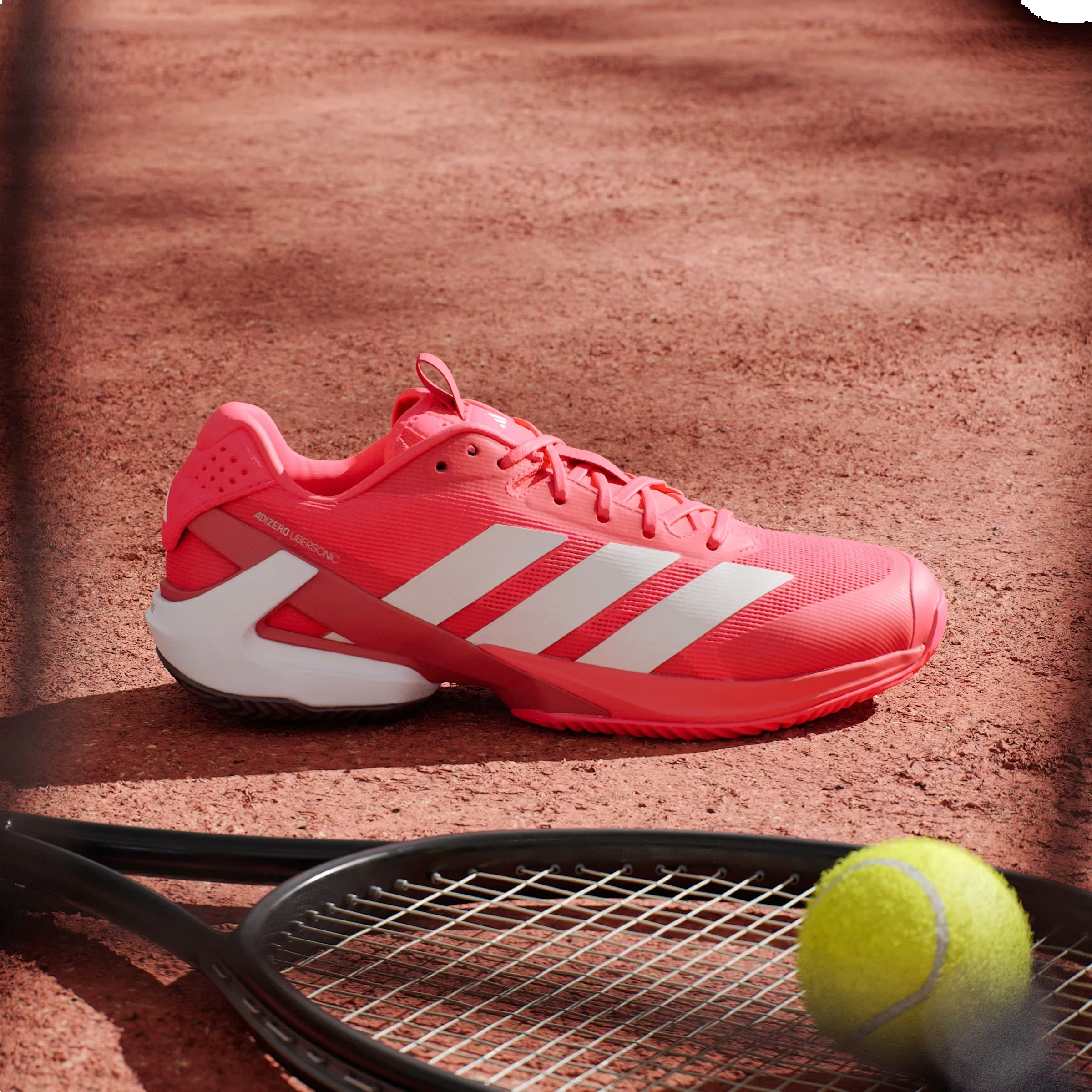 adidas Adizero Ubersonic 5 Clay Lucid Red Aurora Ruby