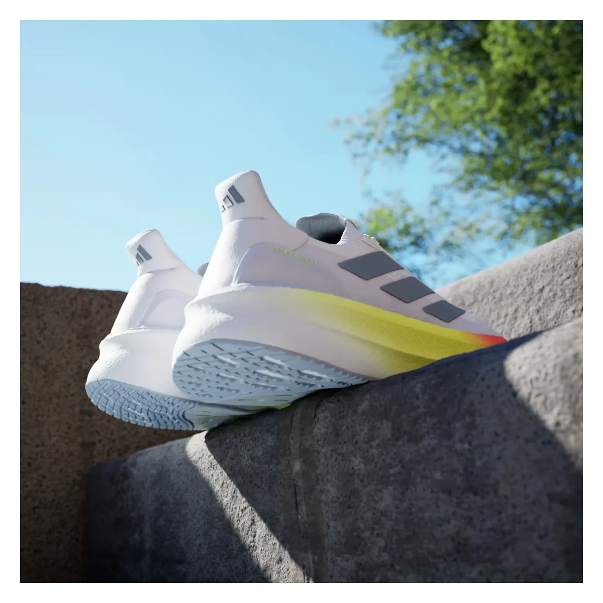 adidas Ultra Boost 5X Cloud White Grey Lucid Lemon