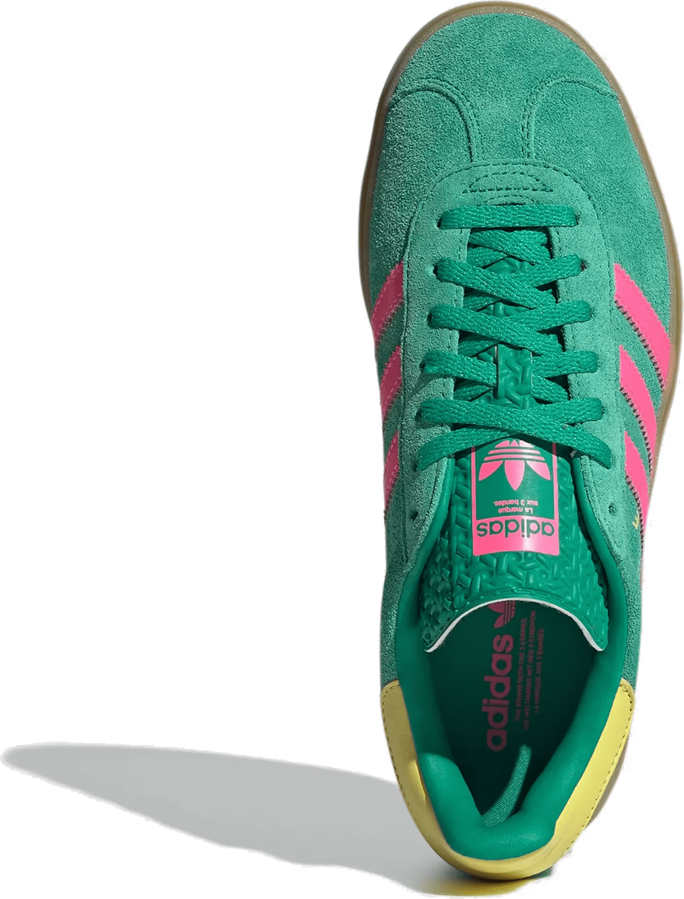 Adidas Gazelle Bold Wmns "Court Green Lucid Pink"