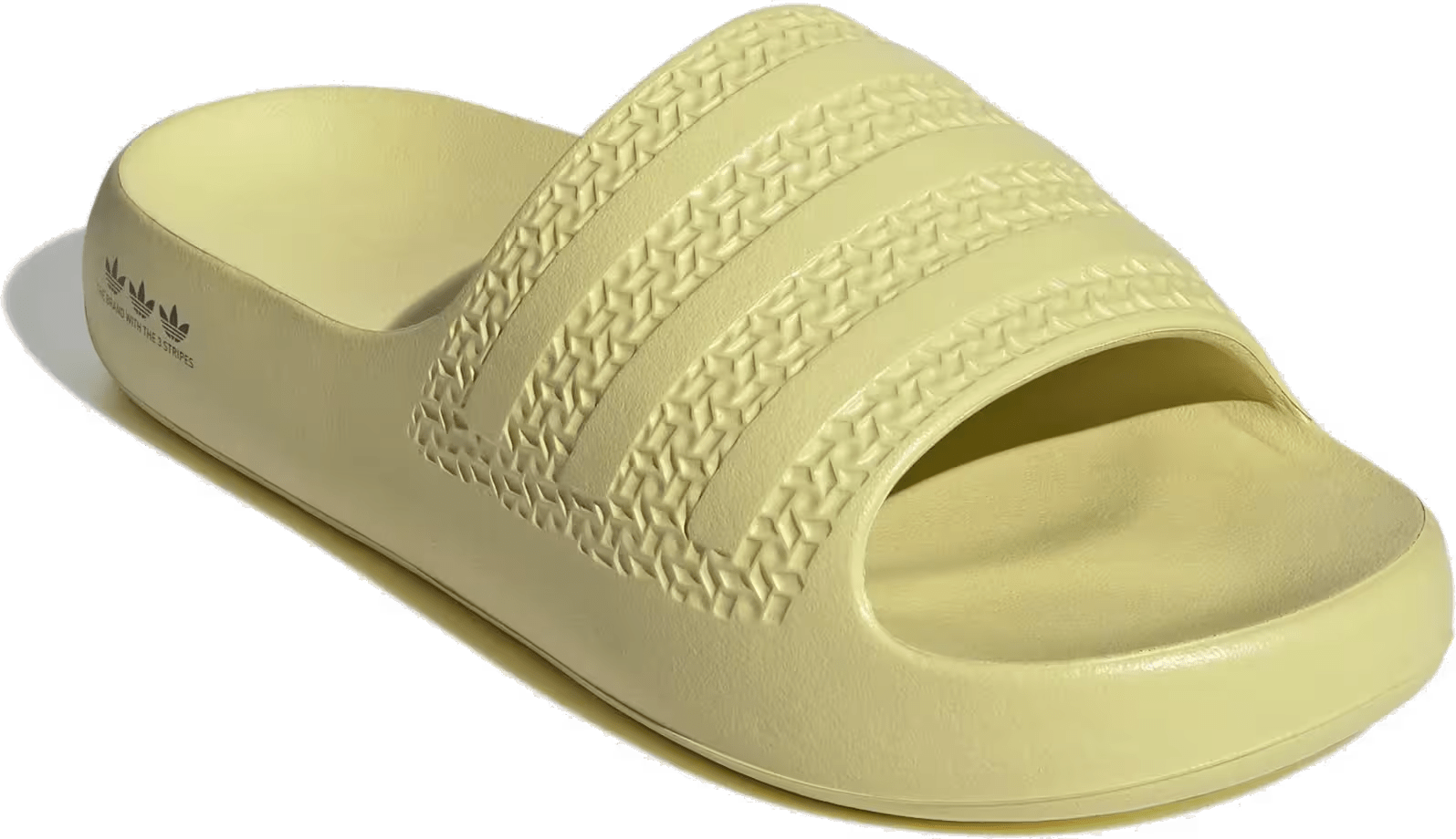 adidas Adilette Ayoon Slides Powder Yellow Core Black (Women's)