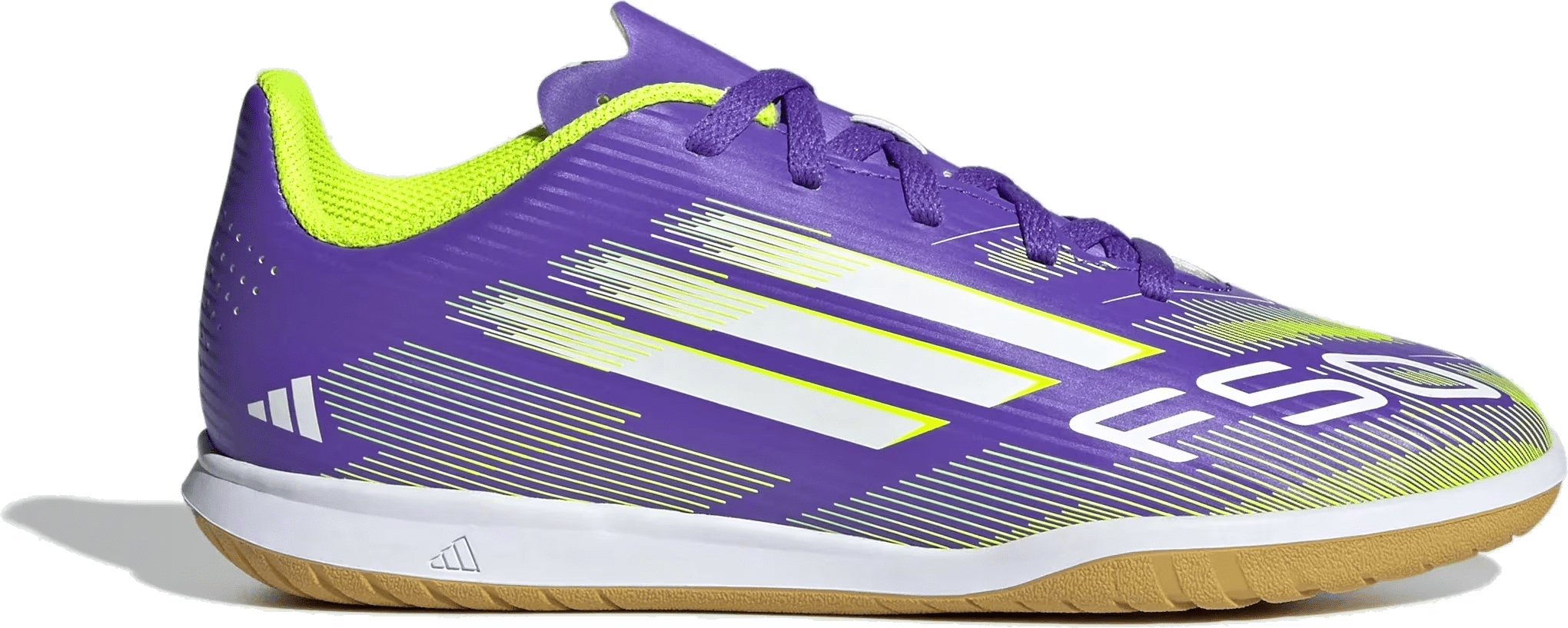 adidas F50 Club Indoor Purple Rush Cloud White Lucid Lemon (GS)