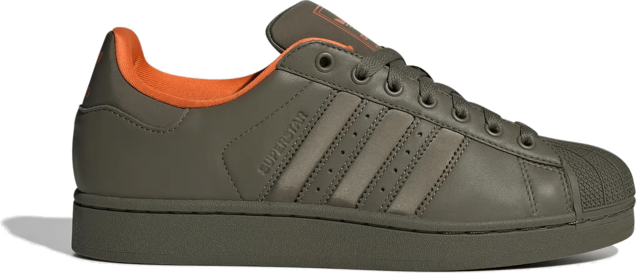 adidas Superstar II Olive Strata Orange