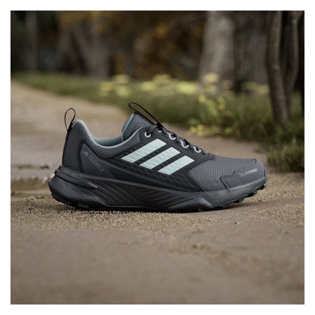 adidas Terrex Tracefinder 2 Climaproof Trail Carbon Semi Flash Aqua Grey Six (Women's)