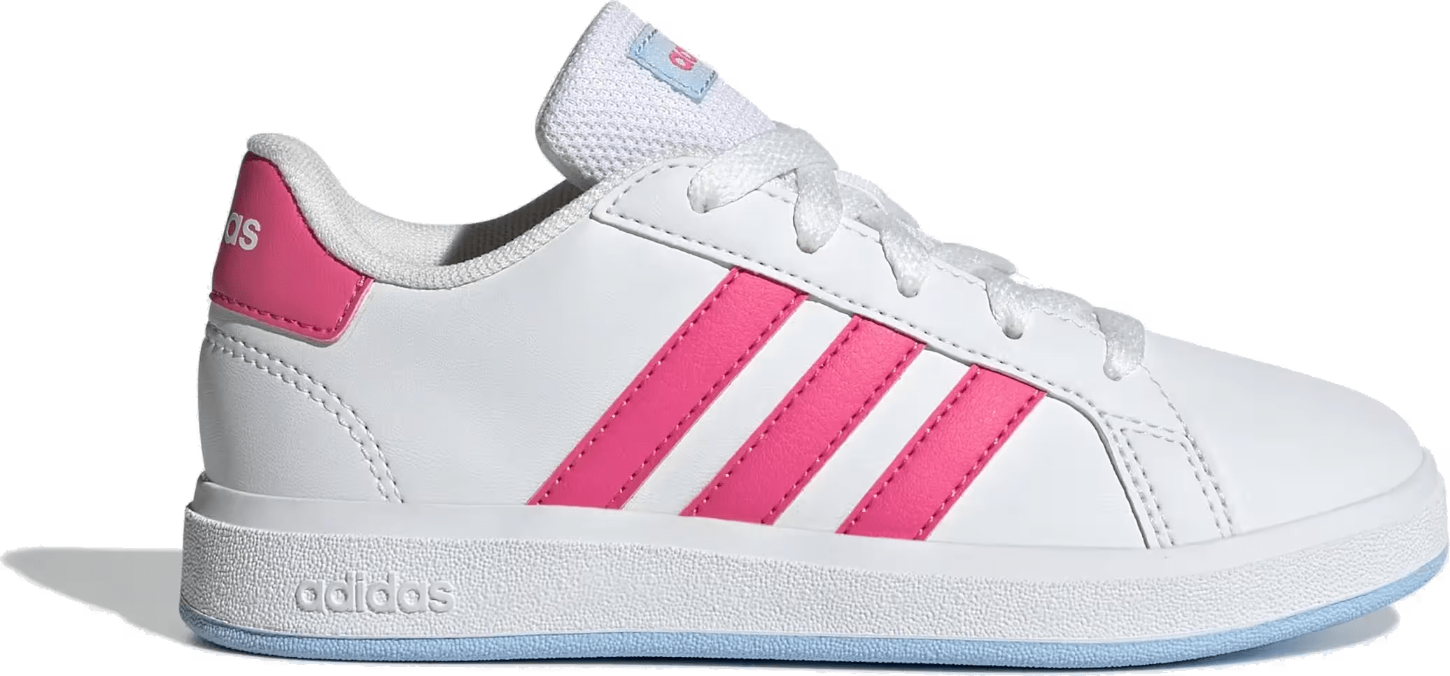 adidas Grand Court Lifestyle White Pulse Magenta Glow Blue (GS)