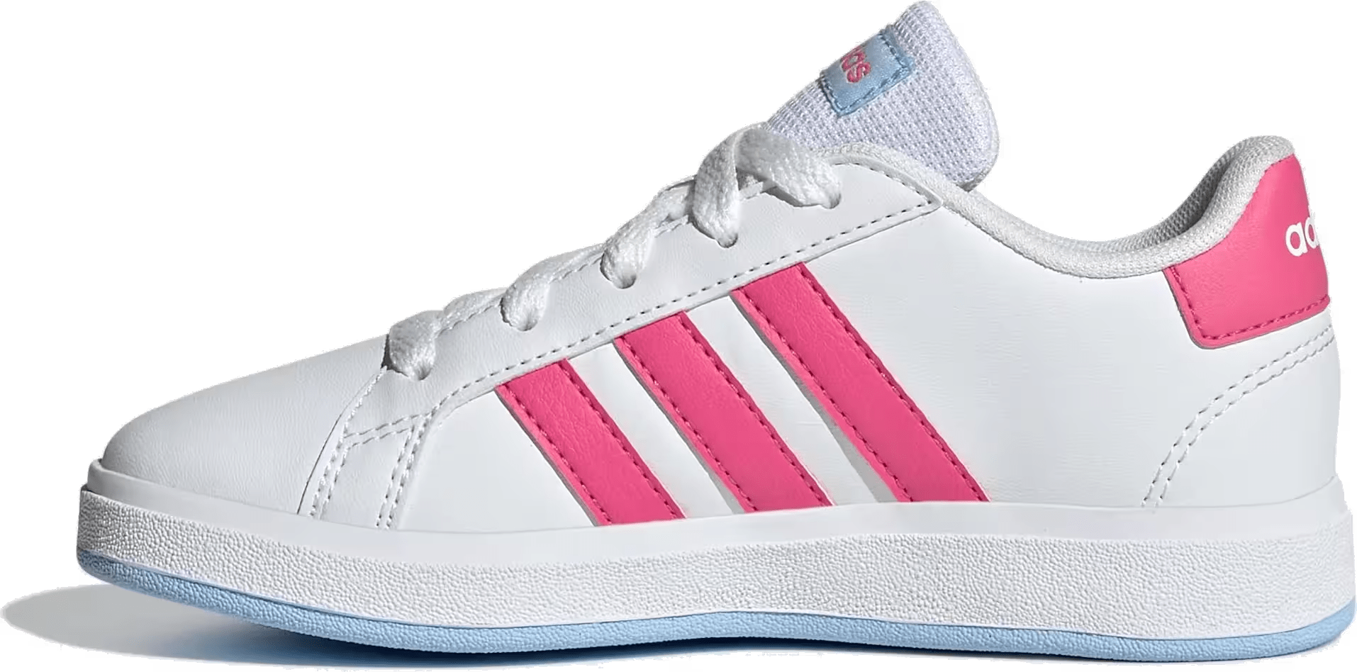 adidas Grand Court Lifestyle White Pulse Magenta Glow Blue (GS)
