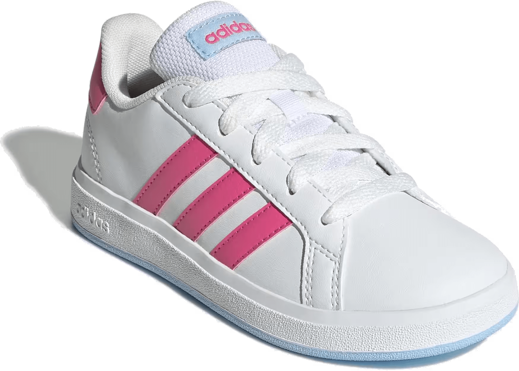 adidas Grand Court Lifestyle White Pulse Magenta Glow Blue (GS)