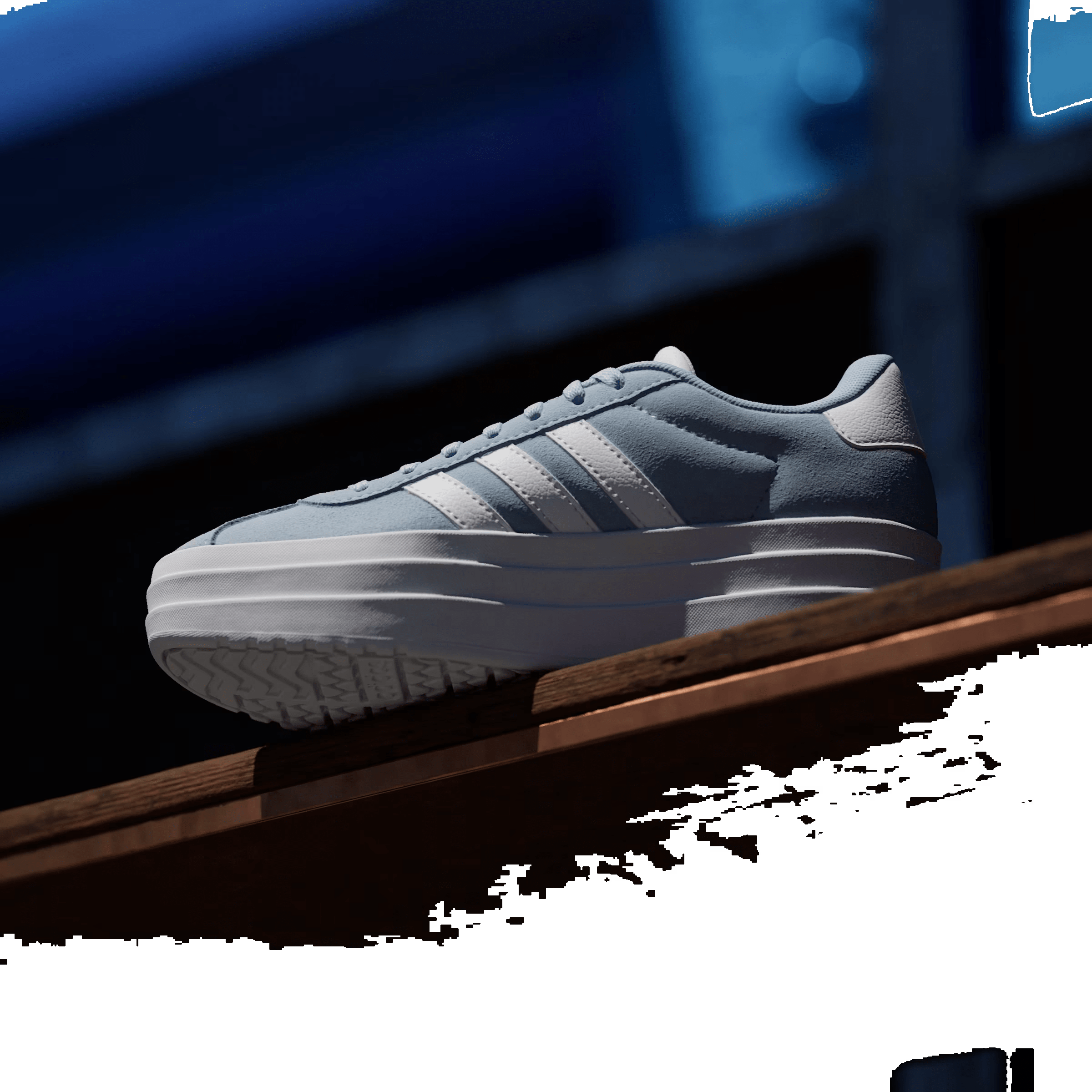 adidas VL Court Bold Glow Blue White (GS)