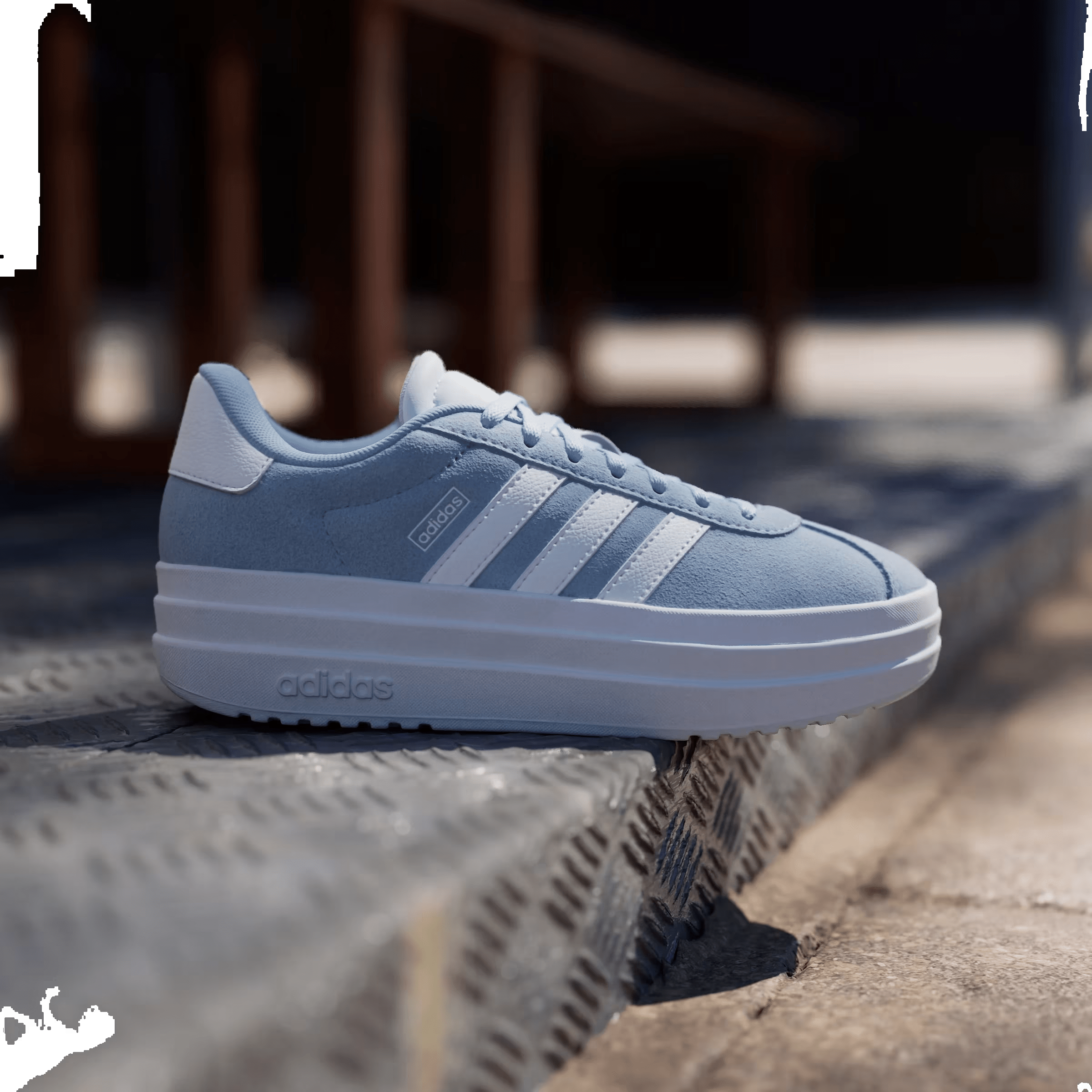 adidas VL Court Bold Glow Blue White (GS)