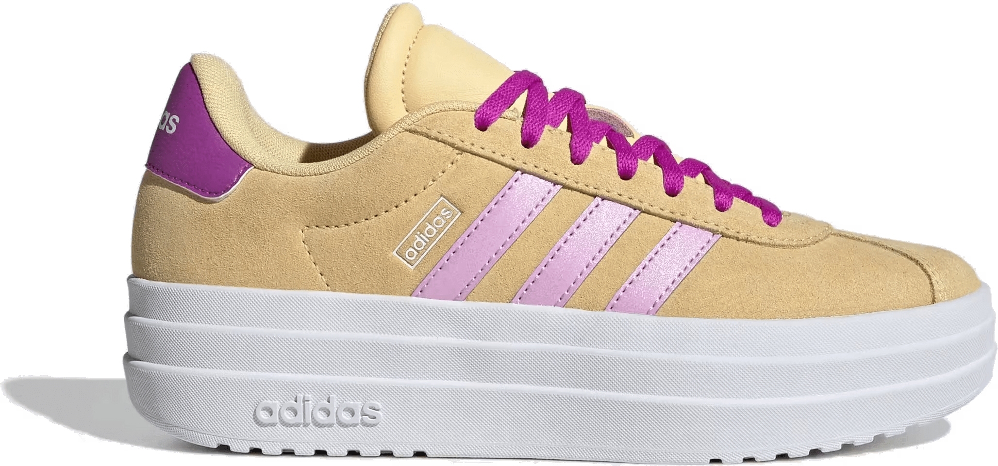 adidas VL Court Bold Orange Tint Bliss Lilac (GS)