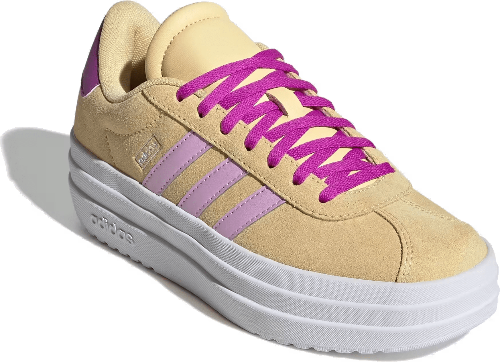 adidas VL Court Bold Orange Tint Bliss Lilac (GS)