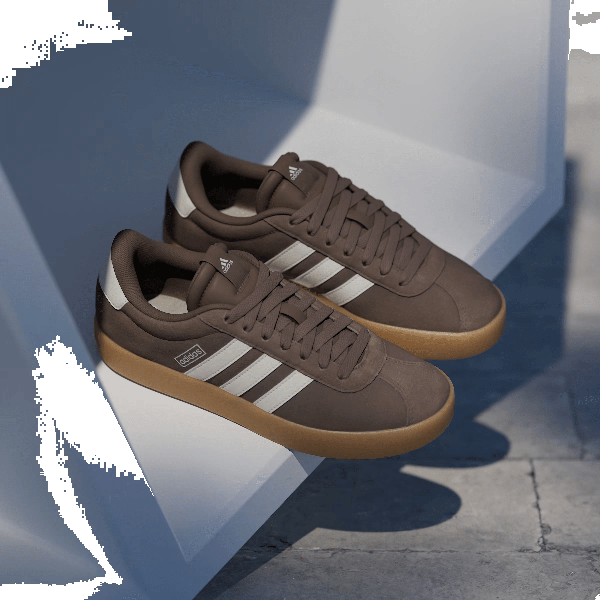 adidas VL Court 3.0 Earth Strata Chalk White Gum (Women's)