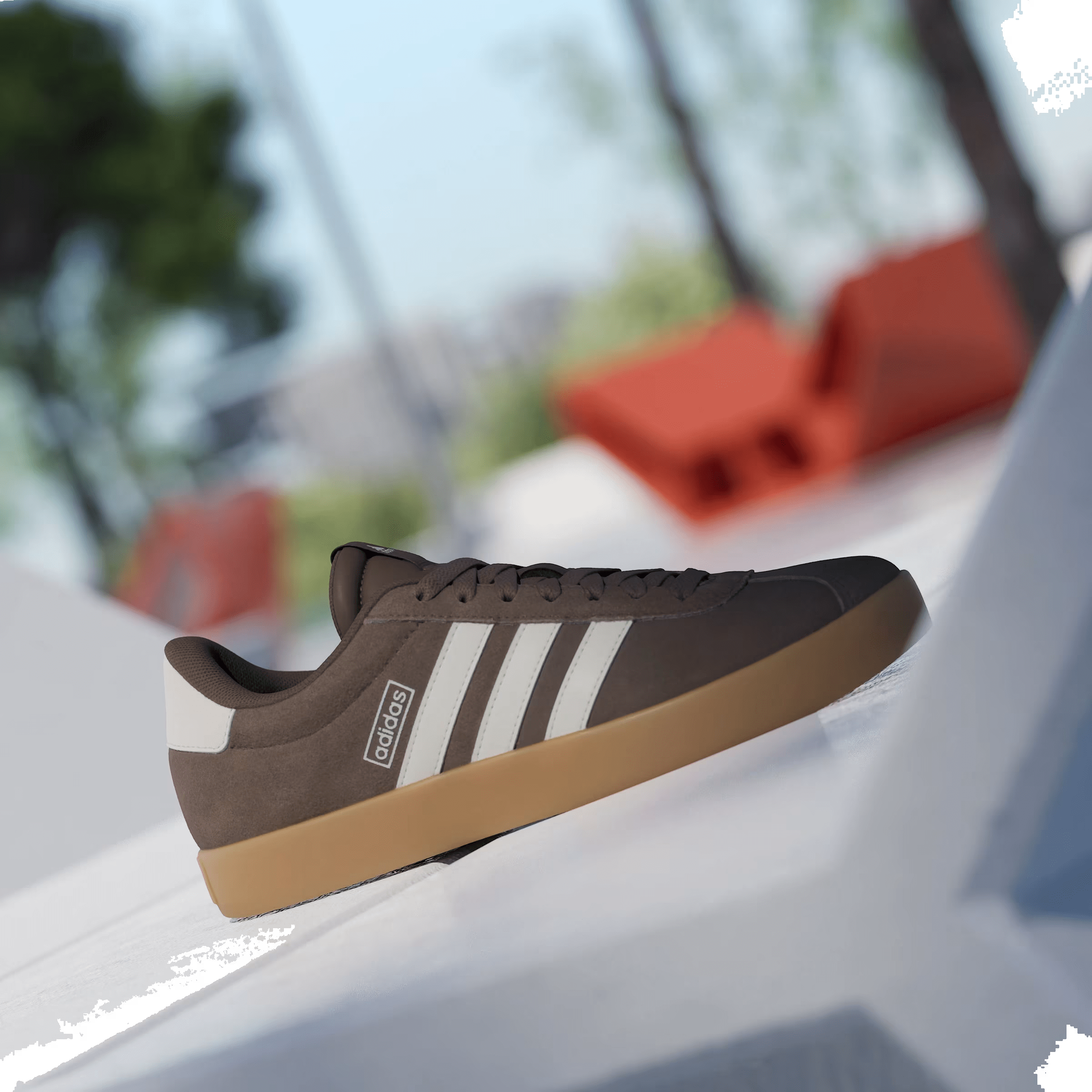adidas VL Court 3.0 Earth Strata Chalk White Gum (Women's)
