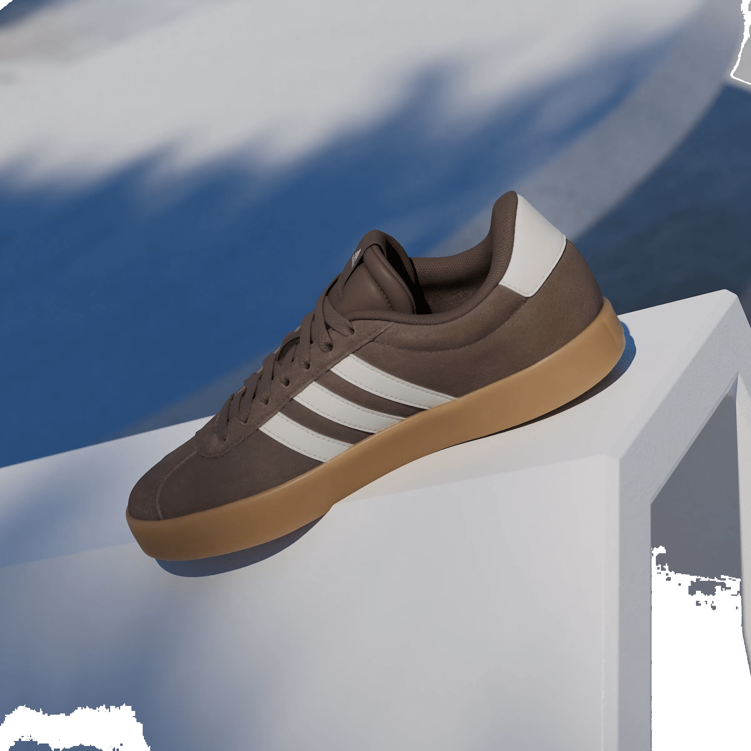 adidas VL Court 3.0 Earth Strata Chalk White Gum (Women's)