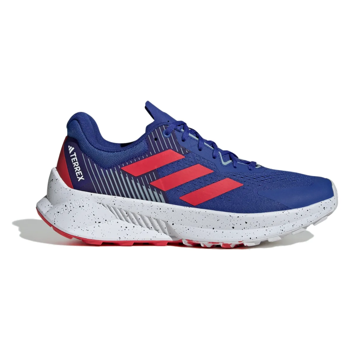 adidas Terrex Soulstride Flow Trail Dash Grey Pure Ruby Semi Lucid Blue