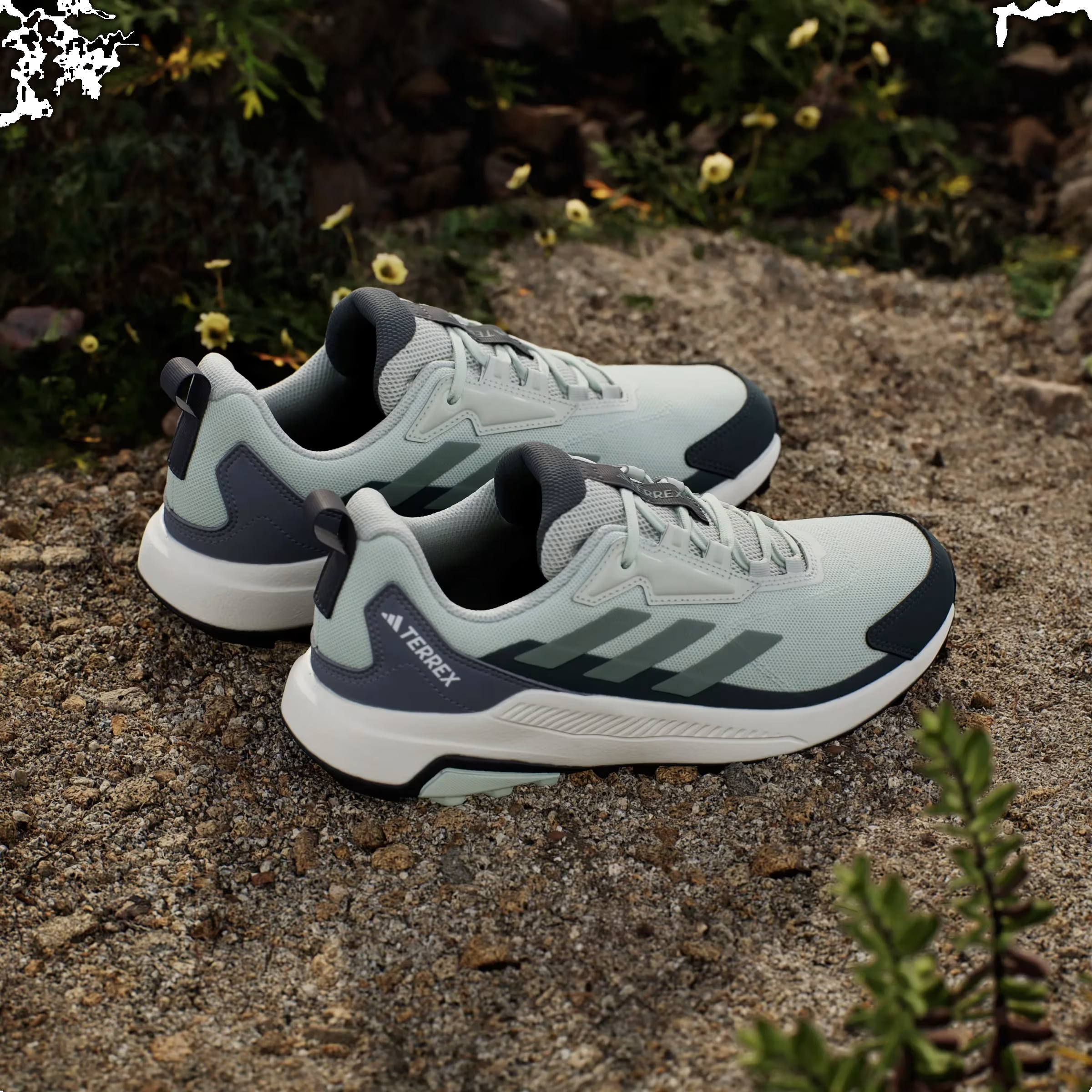 adidas Terrex Anylander Linen Green Silver Green Legend Ivy (Women's)