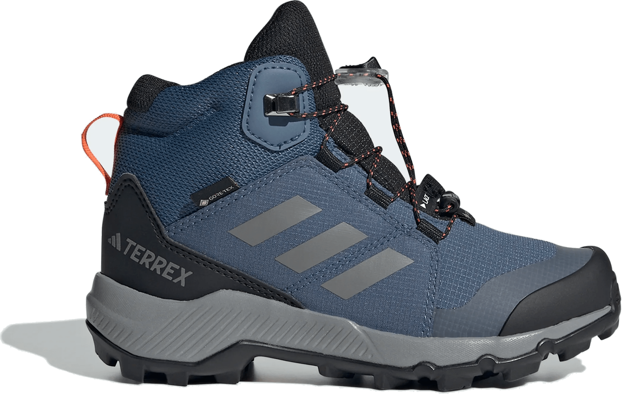 adidas Terrex Mid Gore-Tex Wonder Steel Grey Three Semi Impact Orange (GS)