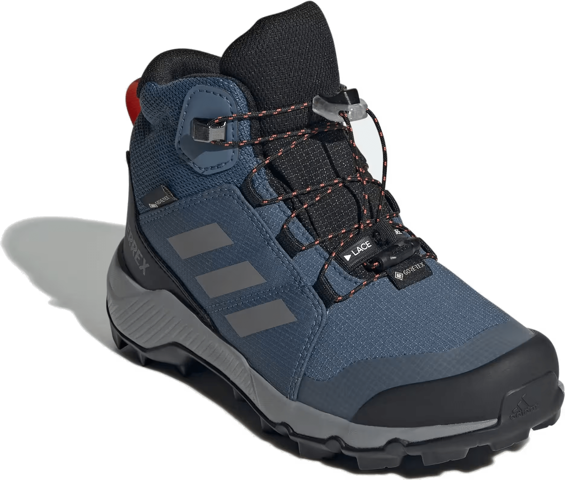 adidas Terrex Mid Gore-Tex Wonder Steel Grey Three Semi Impact Orange (GS)