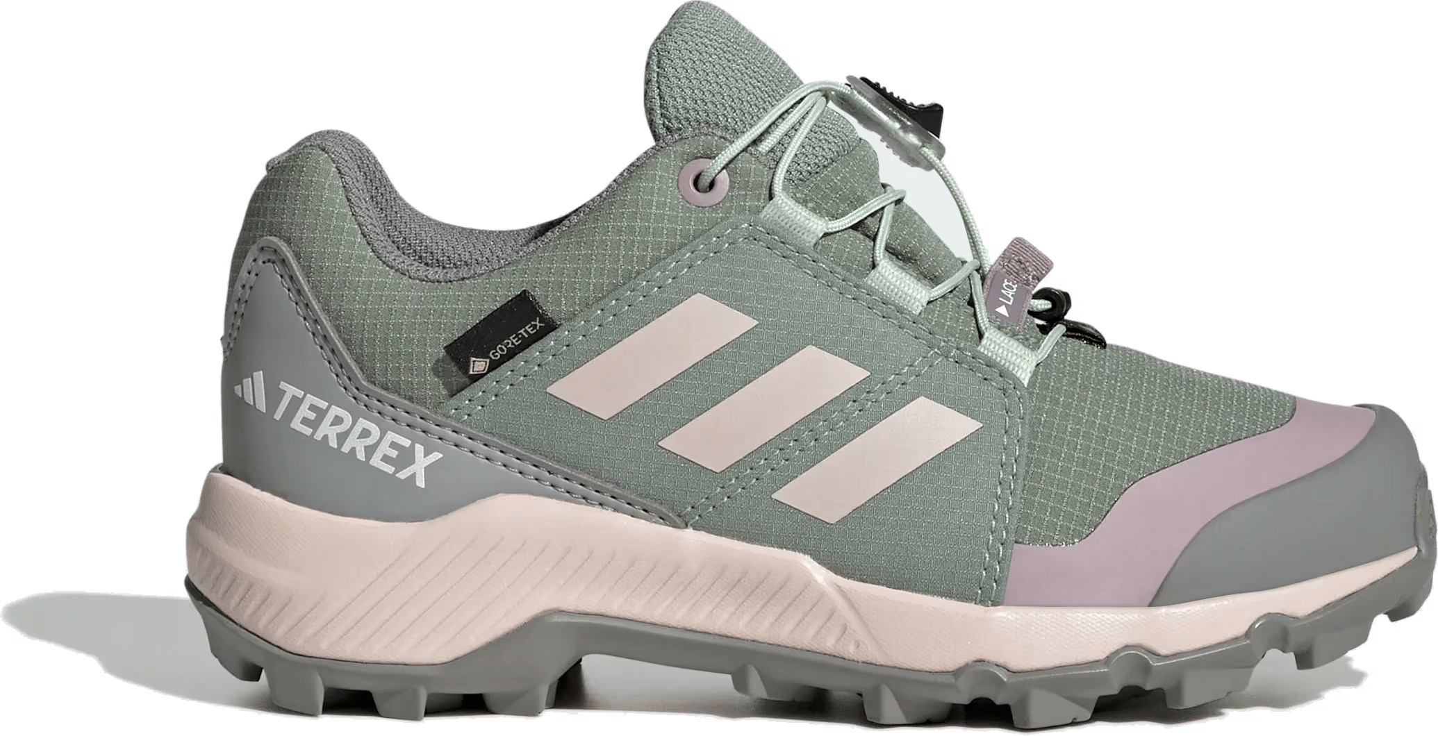 adidas Terrex Gore-Tex Silver Green Linen Green Preloved Fig (GS)