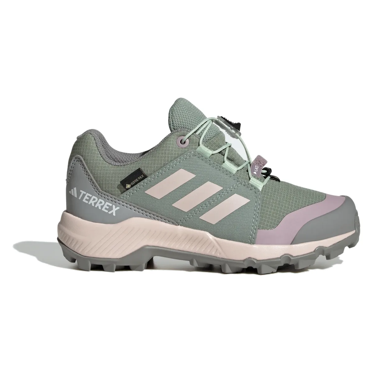 adidas Terrex Gore-Tex Silver Green Linen Green Preloved Fig (GS)