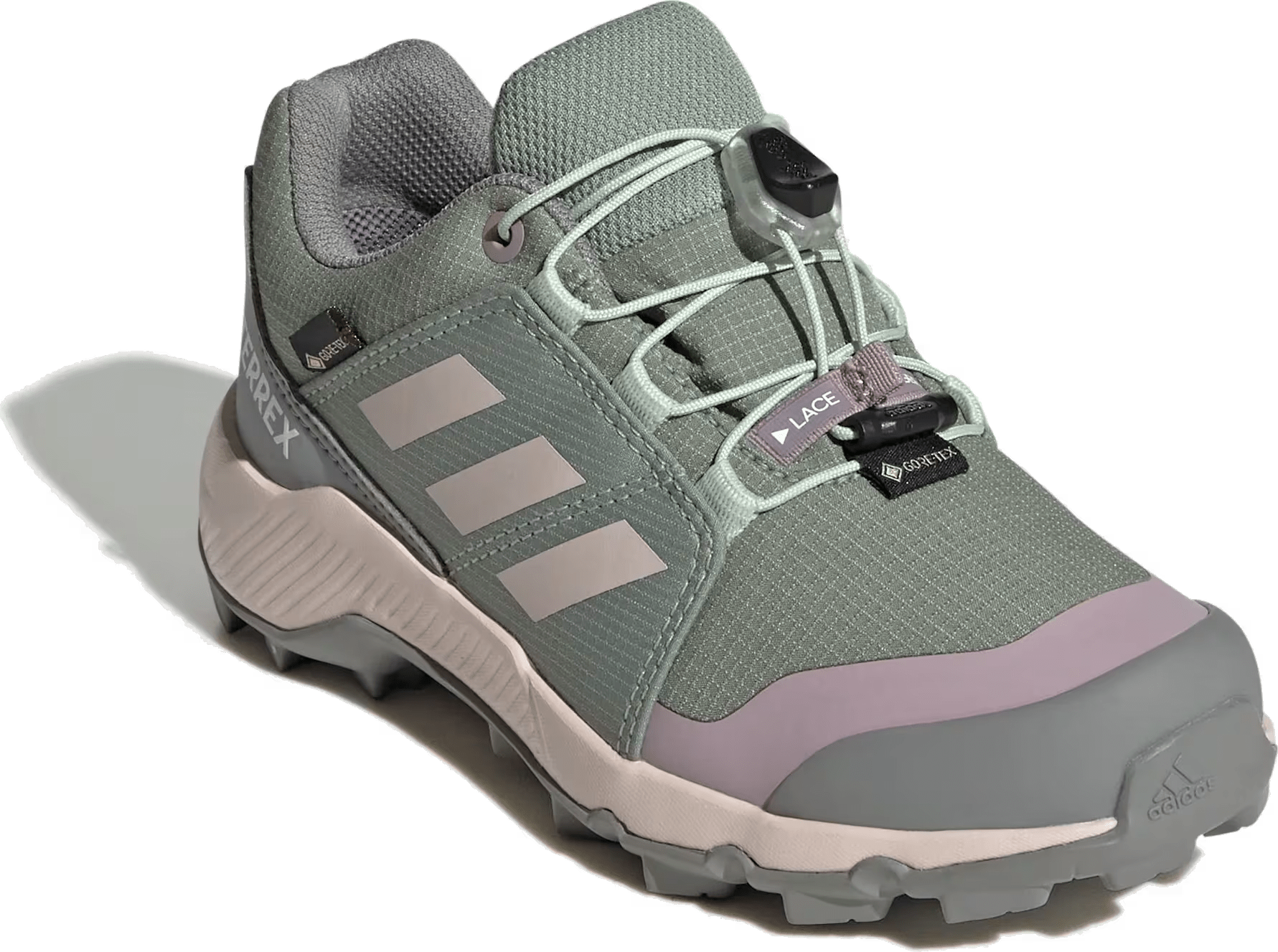 adidas Terrex Gore-Tex Silver Green Linen Green Preloved Fig (GS)