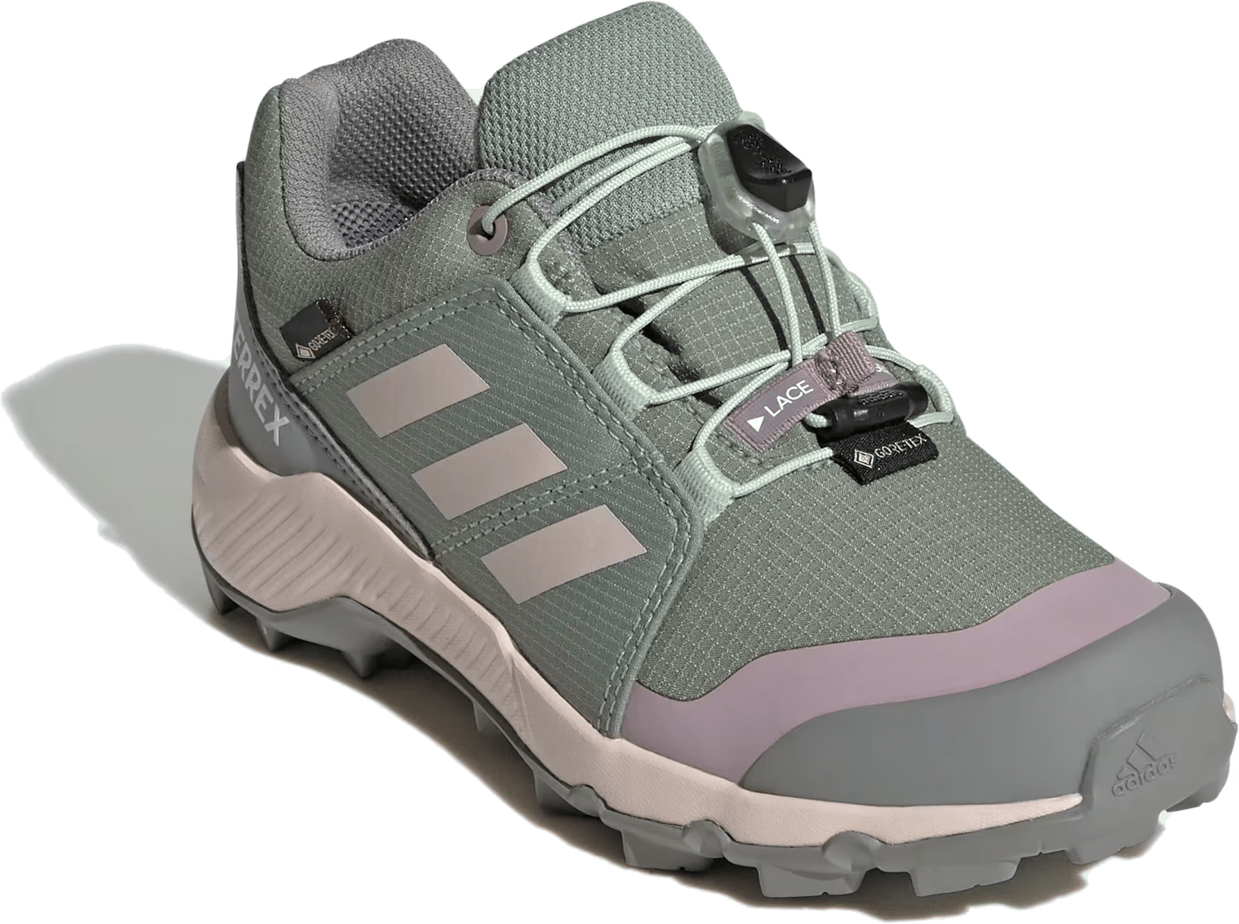 adidas Terrex Gore-Tex Silver Green Linen Green Preloved Fig (GS)